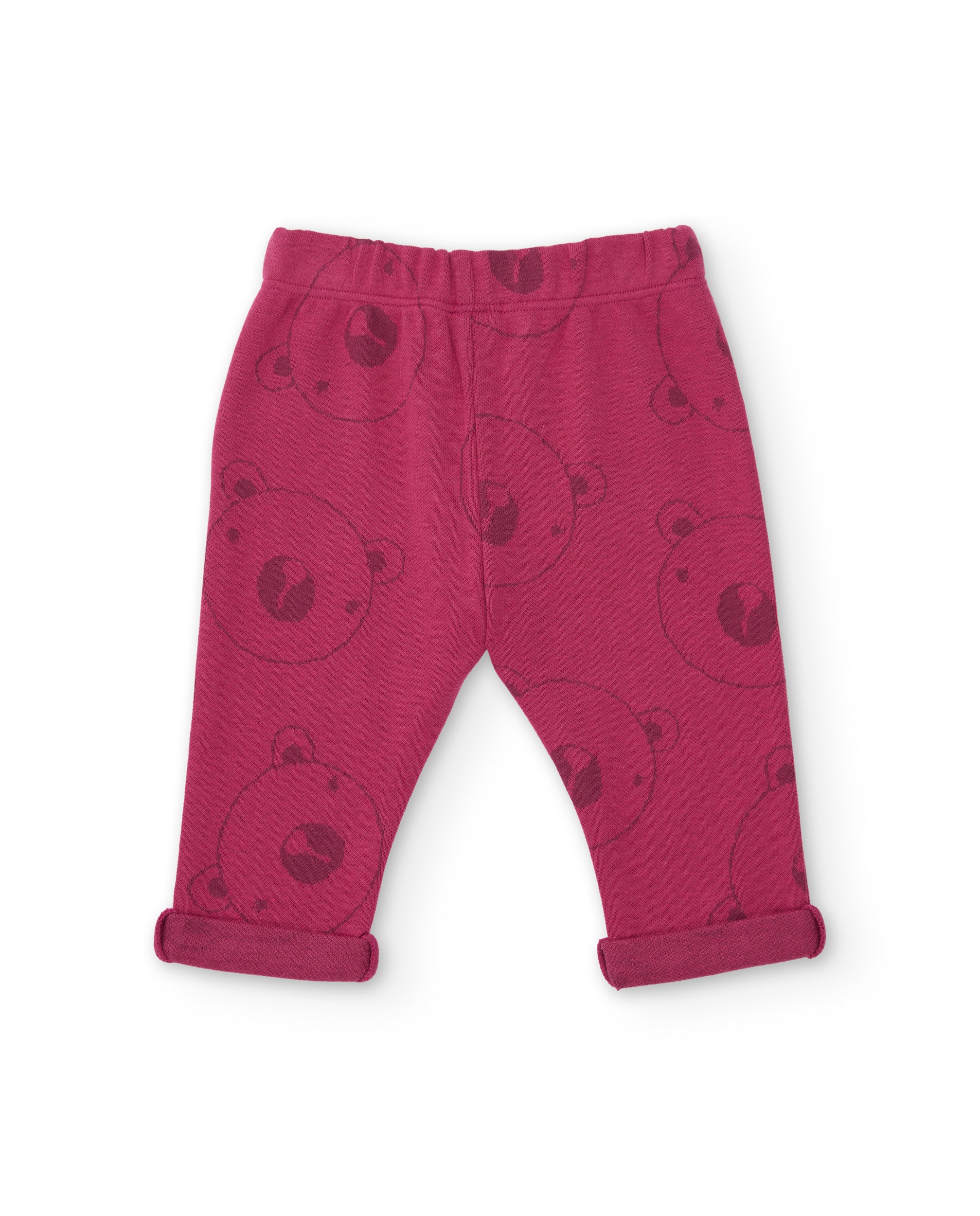 Conjunto de Felpa para Bebé com Casaco com Fecho Zip Bordeaux-7