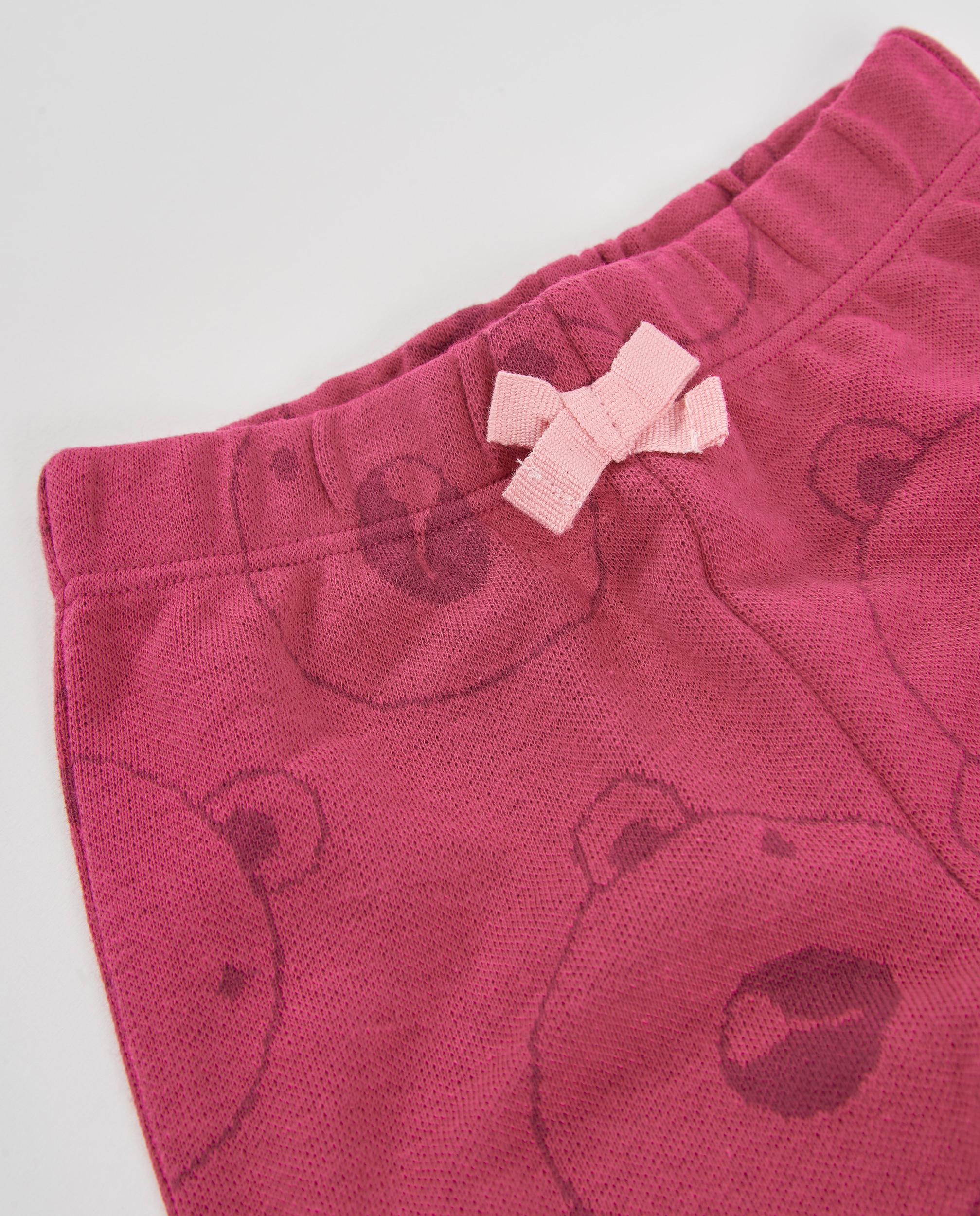 Conjunto de Felpa para Bebé com Casaco com Fecho Zip Bordeaux-10