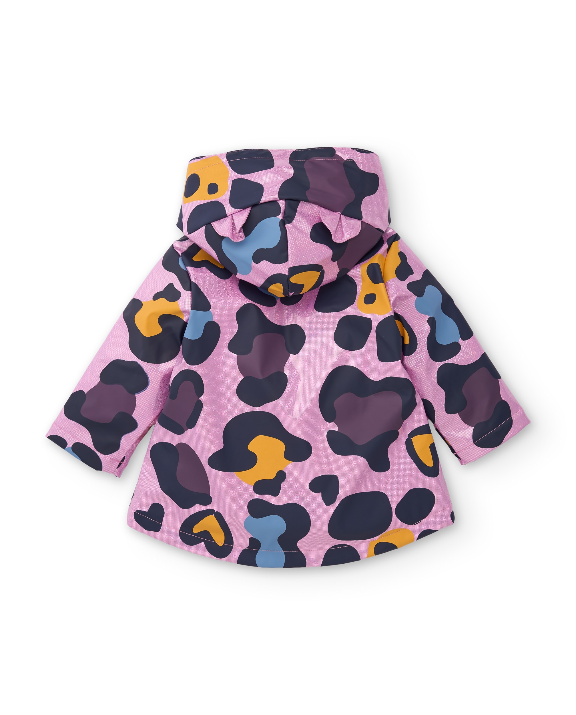 Impermeável Infantil com Estampado Animal Print e Capuz Tuc tuc Rosa-3