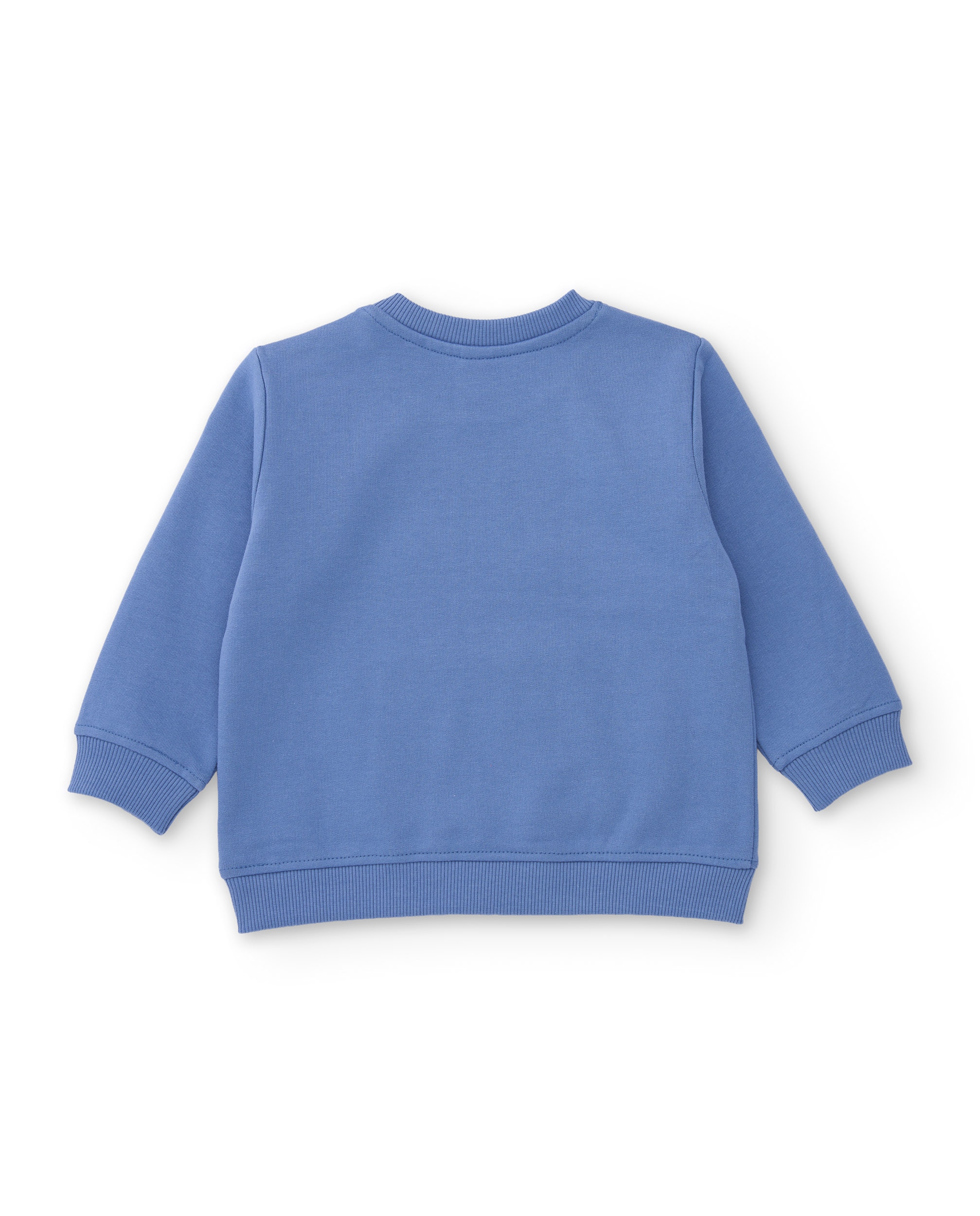 Sweatshirt Infantil de Felpa com Design de Vespa e Tecido Quente Azul-3