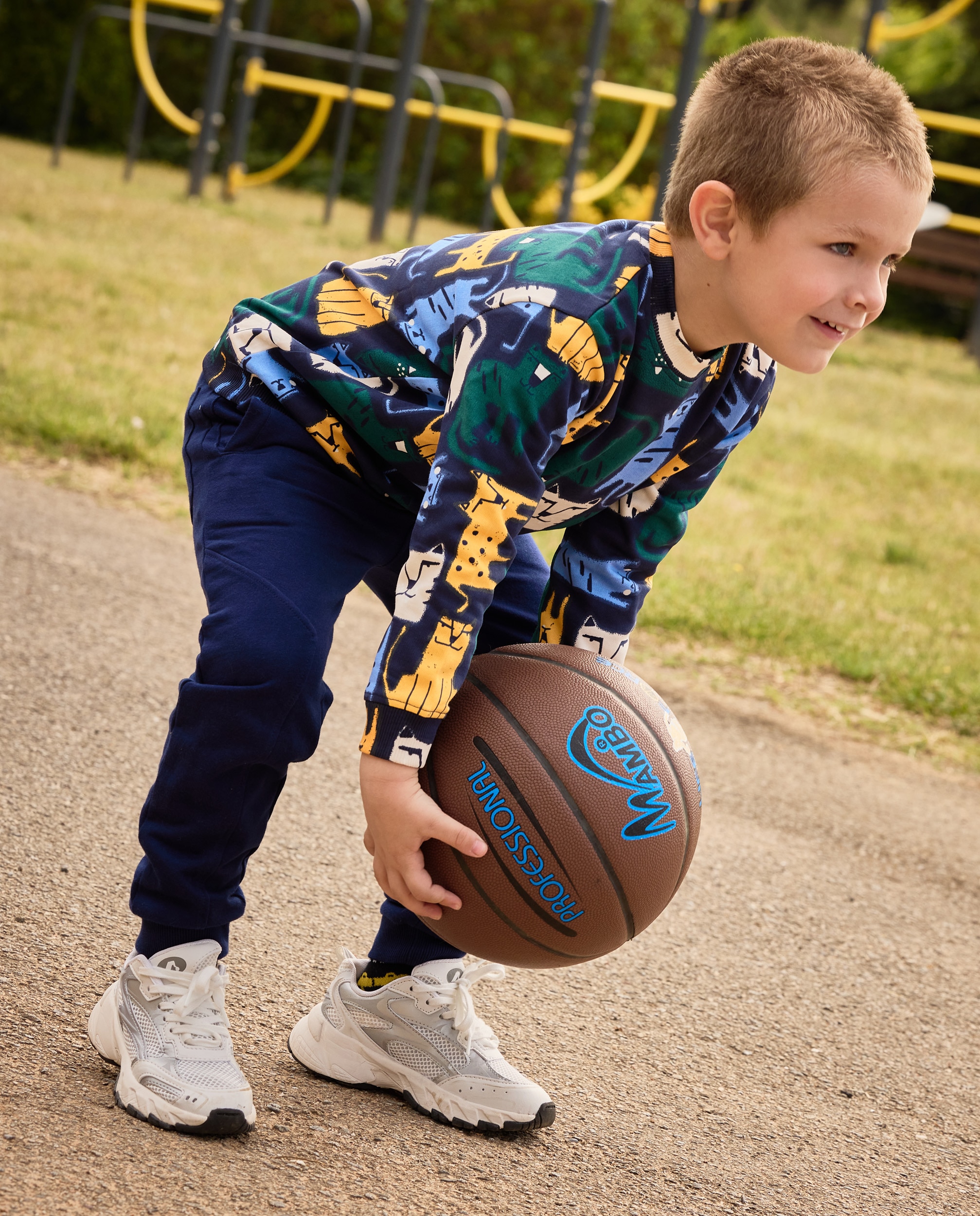 Imagem 0 de Conjunto Infantil de Felpa com Sweatshirt de Tigres e Calças