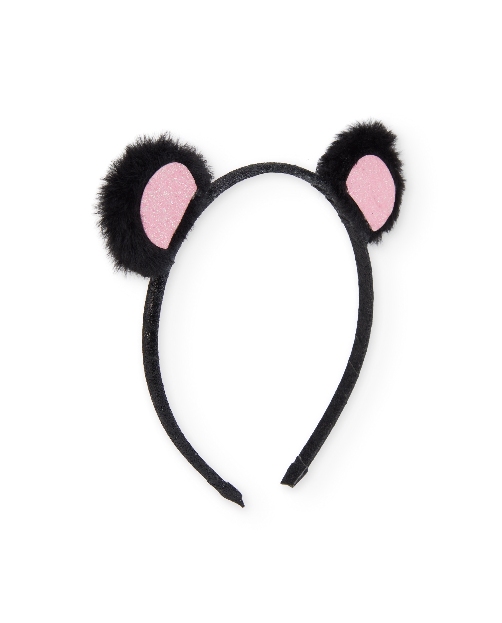 Imagem 0 de Bandolete Infantil com Orelhas de Peluche e Acabamento Glitter