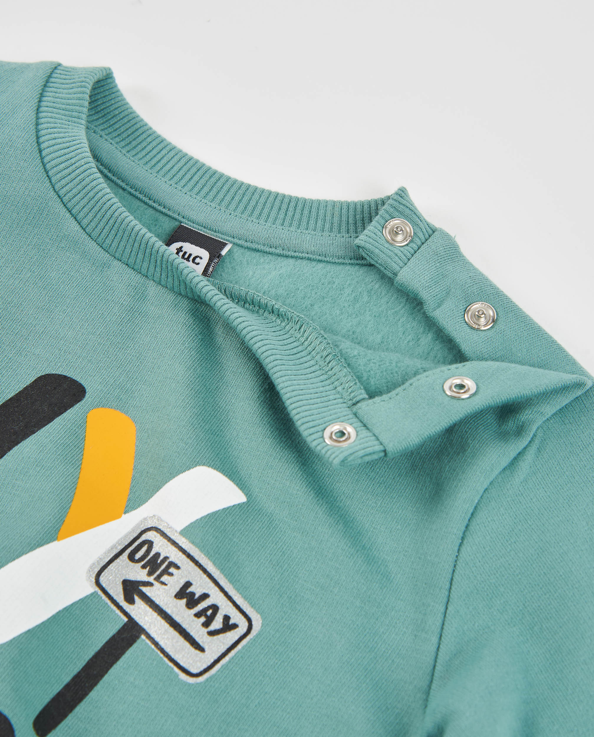 Sweatshirt Infantil de Felpa com Gráfico de Carros Verde Água-4