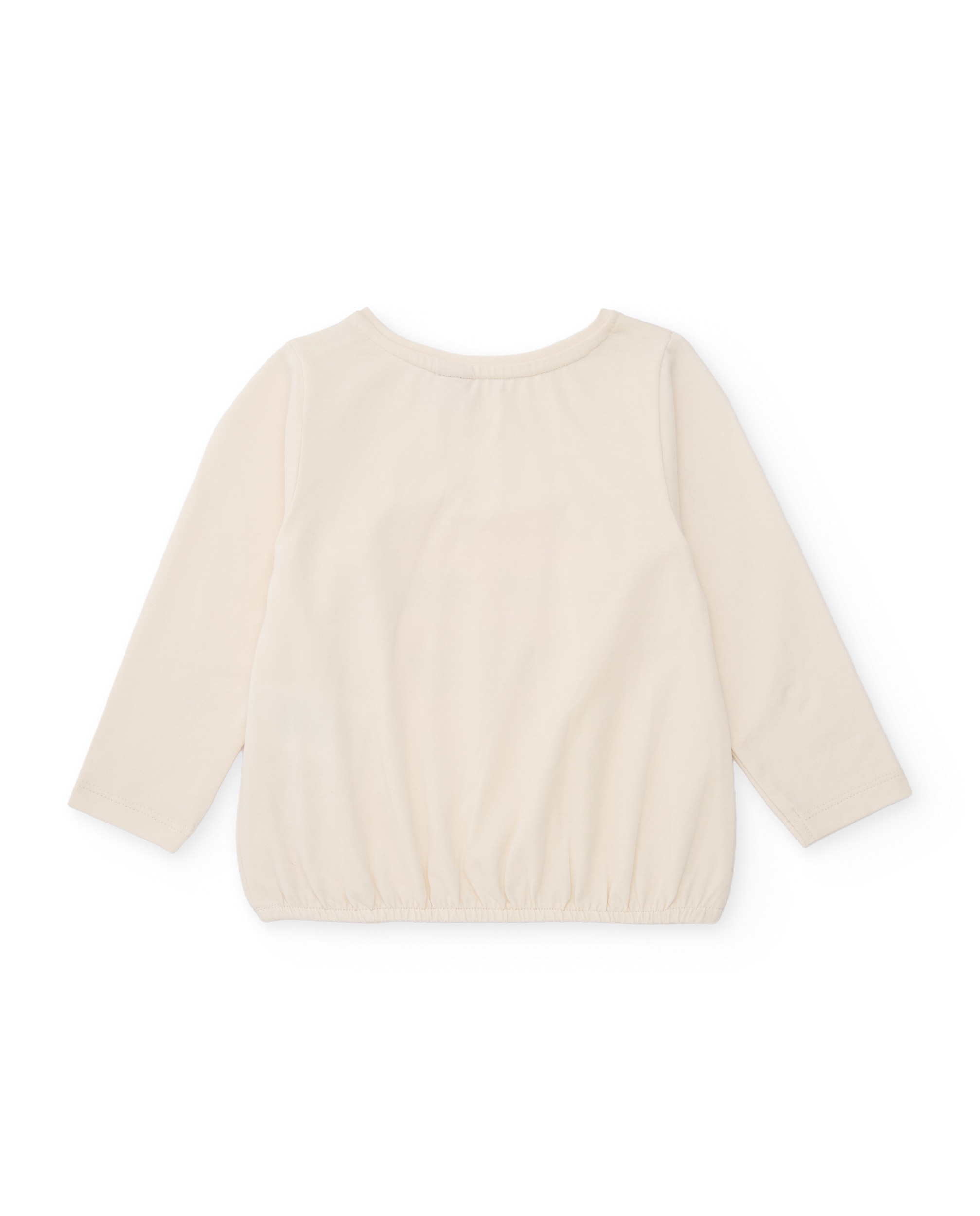 T-shirt Infantil de Malha com Estampado Central e Mensagem Alegre Cru-3
