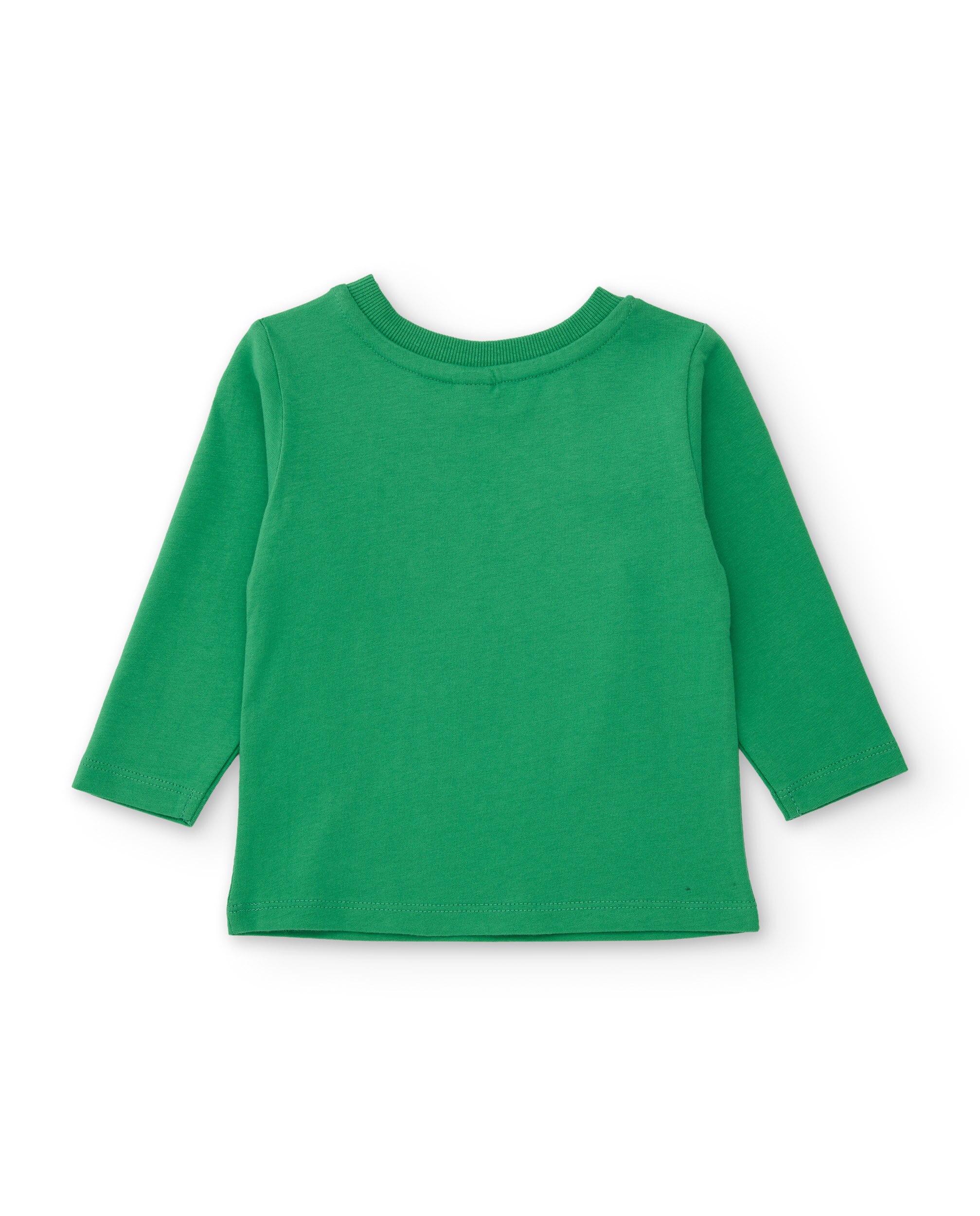 T-shirt Infantil de Malha com Gráfico de Dinossauro Verde-2