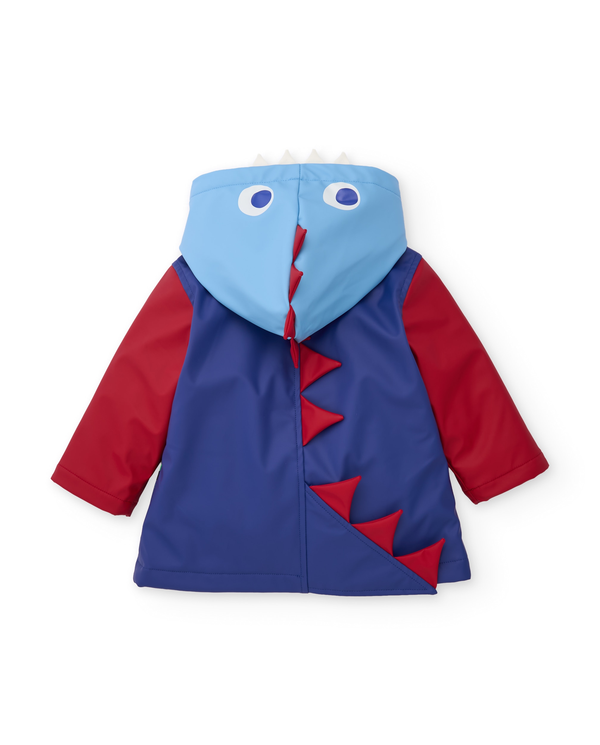 Impermeável Infantil com Capuz e Estampado de Dinossauro Tuc tuc Azul-3