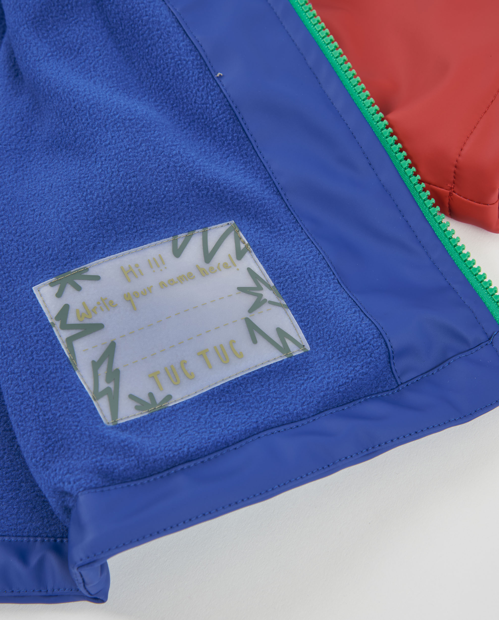 Impermeável Infantil com Capuz e Estampado de Dinossauro Tuc tuc Azul-5
