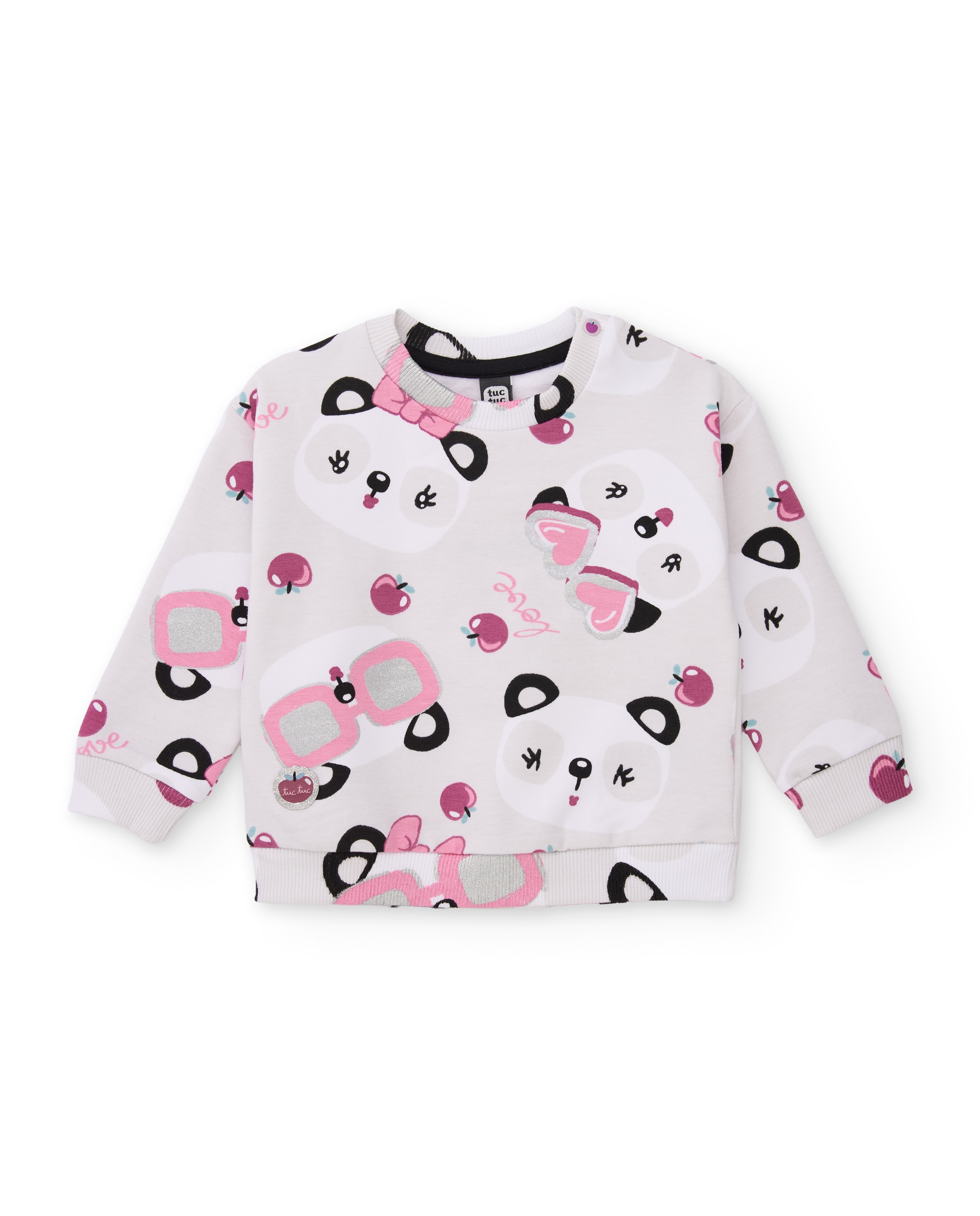 Sweatshirt Infantil de Felpa com Estampado Divertido e Tacto Suave Cru-2