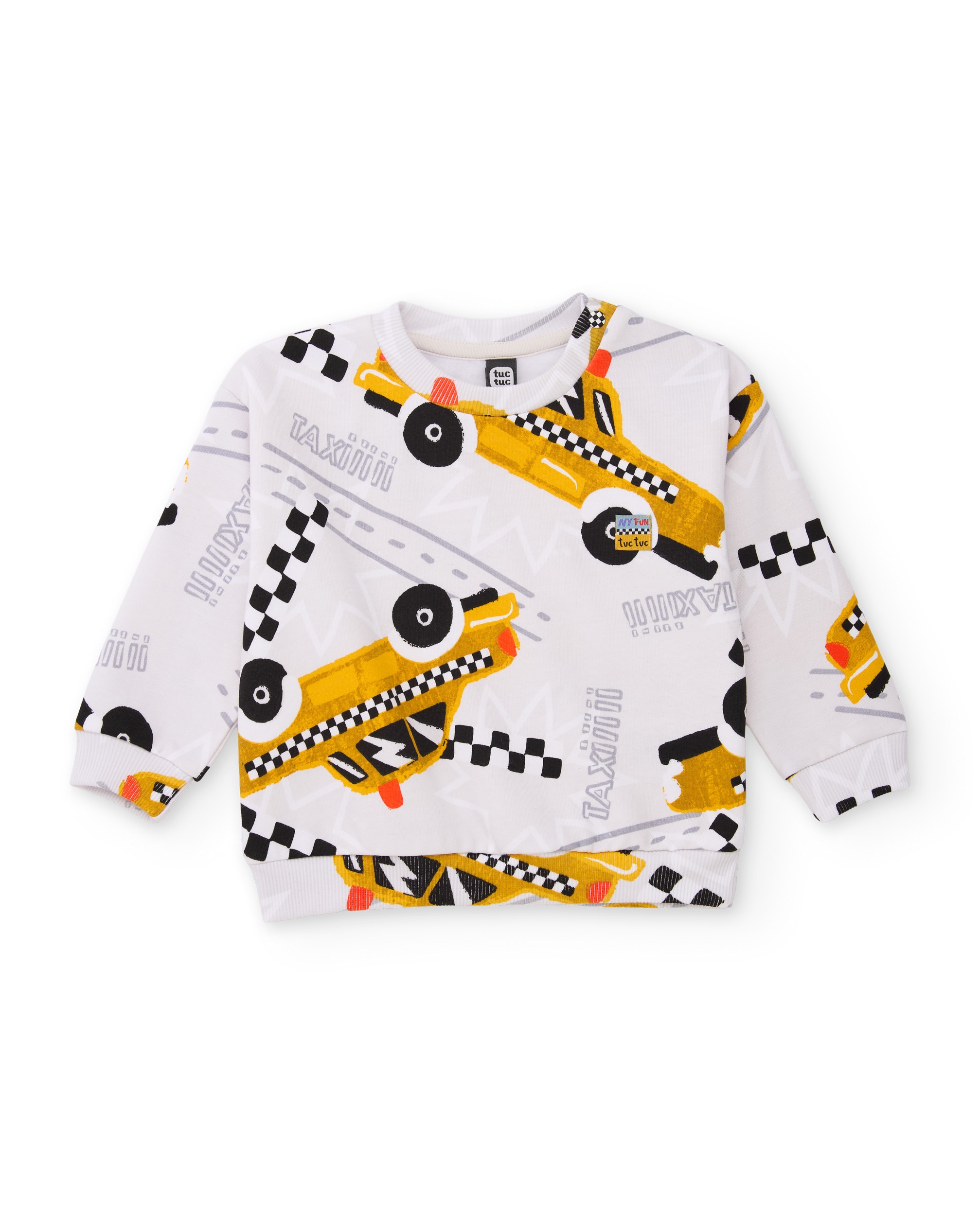 Imagem 0 de Sweatshirt Infantil de Felpa com Print de Automóveis