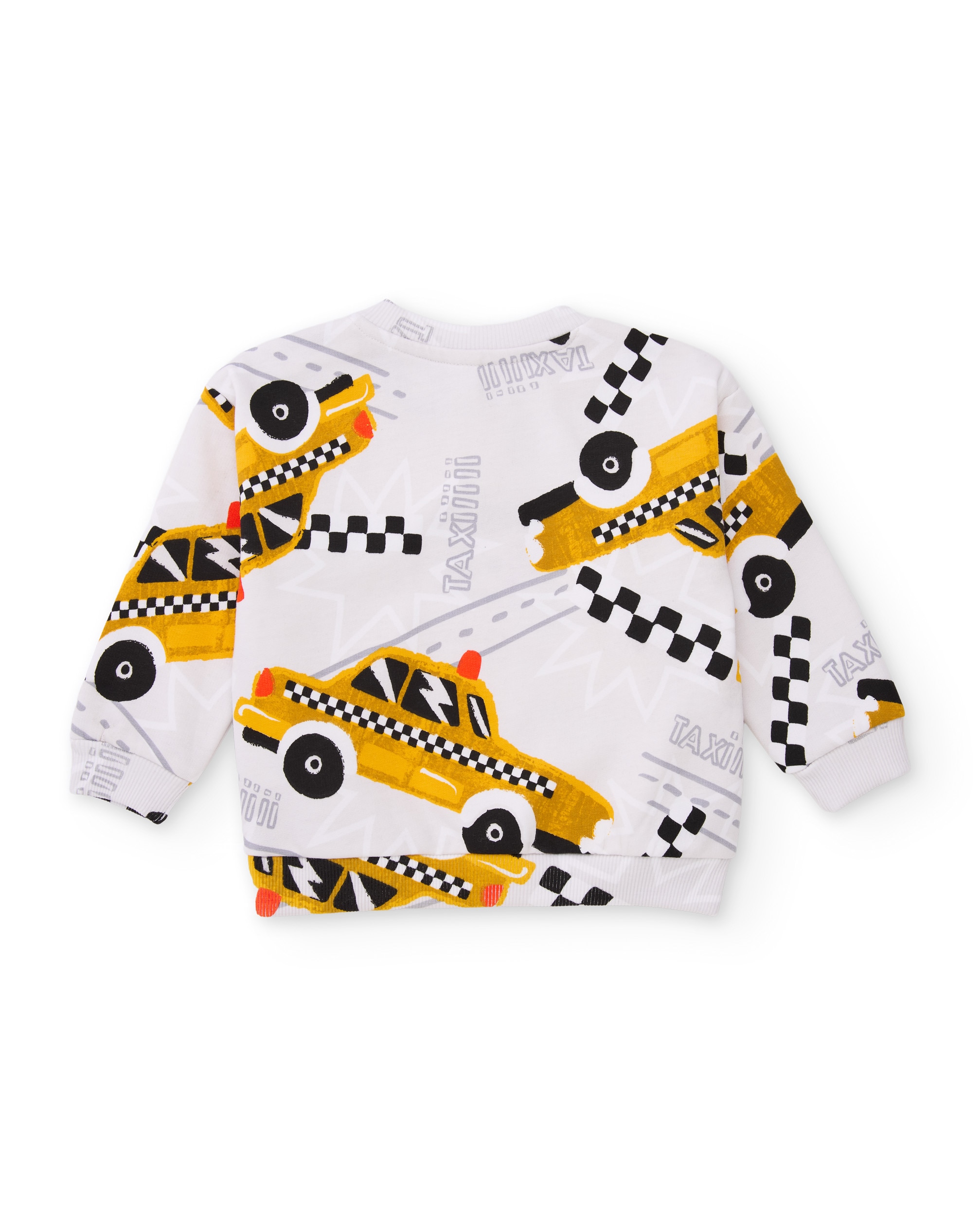 Sweatshirt Infantil de Felpa com Print de Automóveis Branco-2