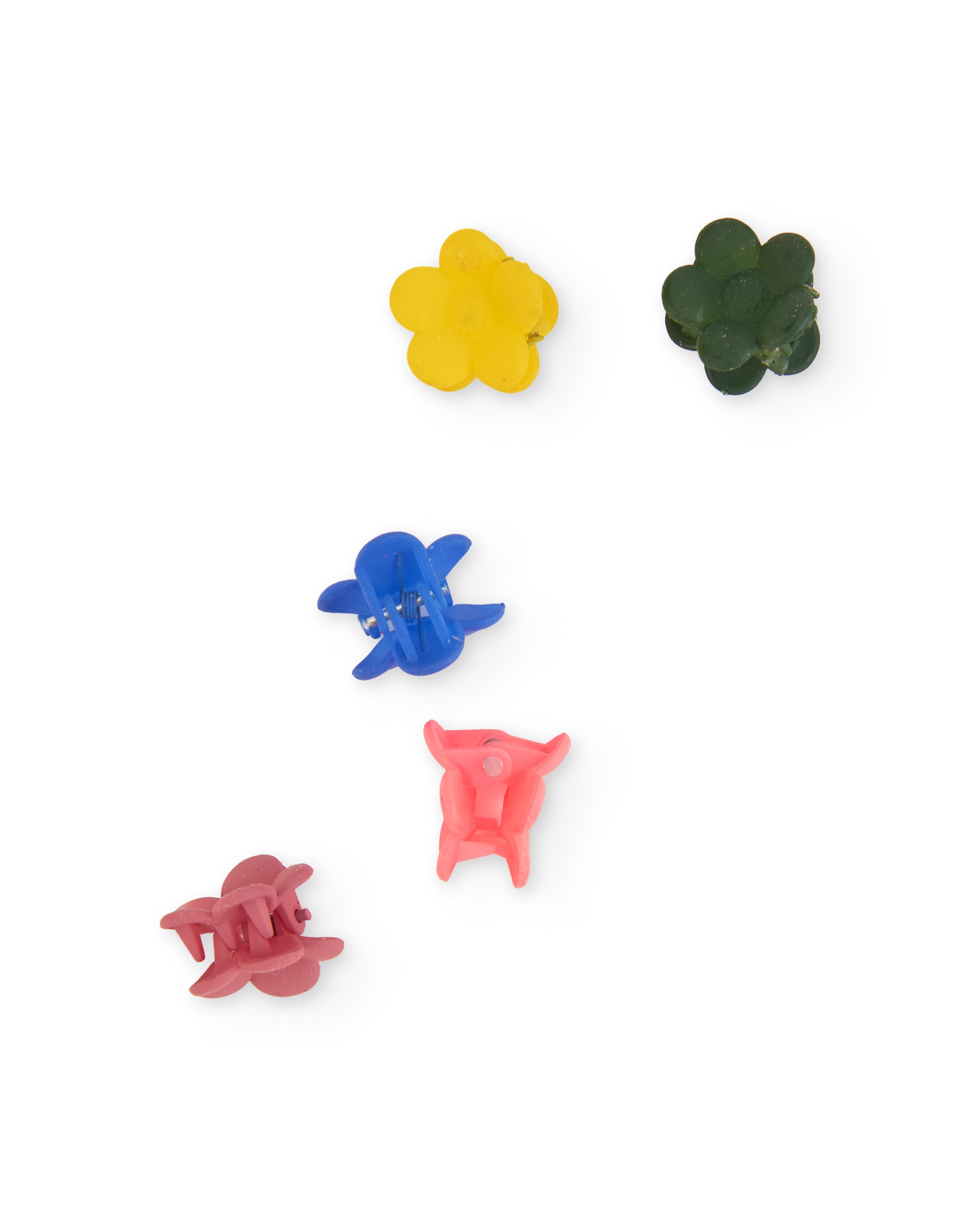 Clips de Cabelo com Forma de Flor e Cores Vivas Multicolor-2