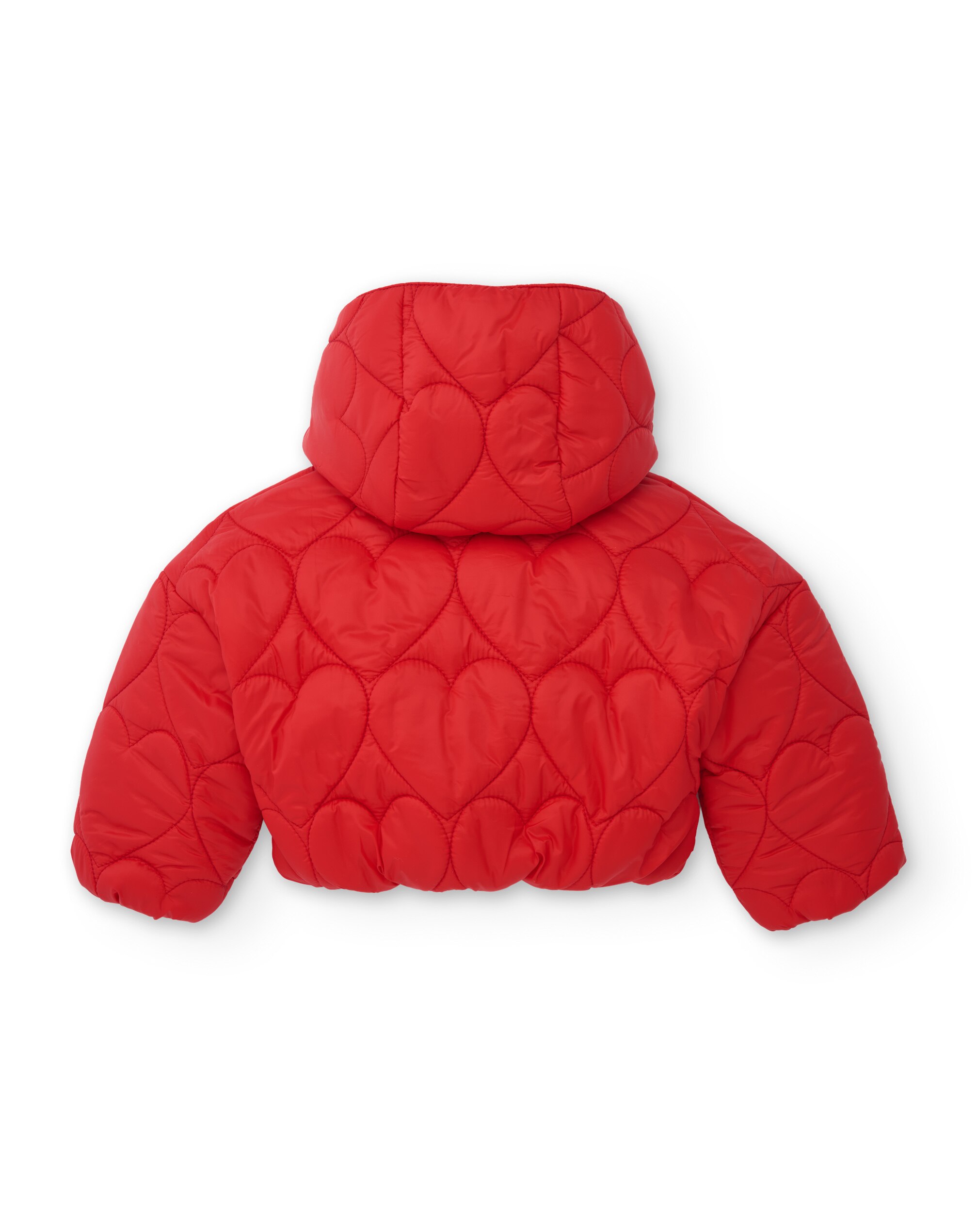 Sobretudo Infantil Acolchoado com Capuz e Isolamento Térmico Tuc tuc Vermelho-4