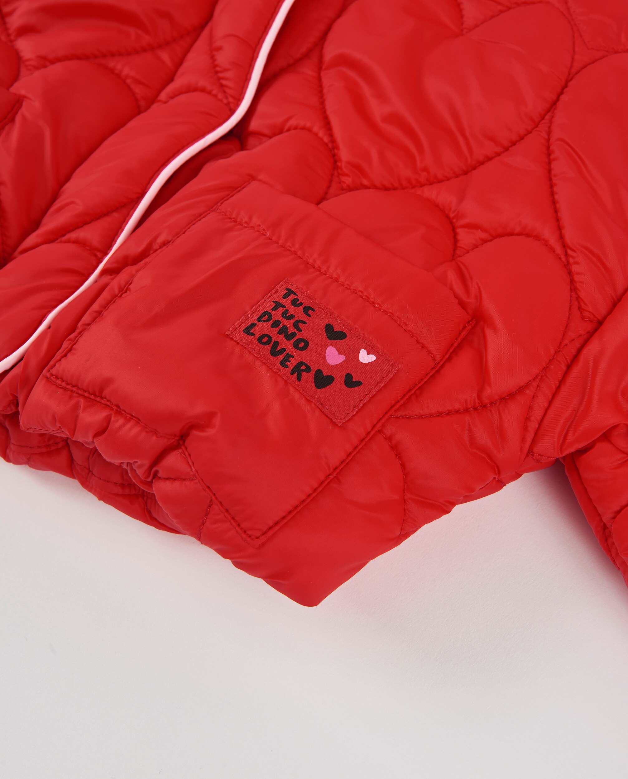Sobretudo Infantil Acolchoado com Capuz e Isolamento Térmico Tuc tuc Vermelho-5