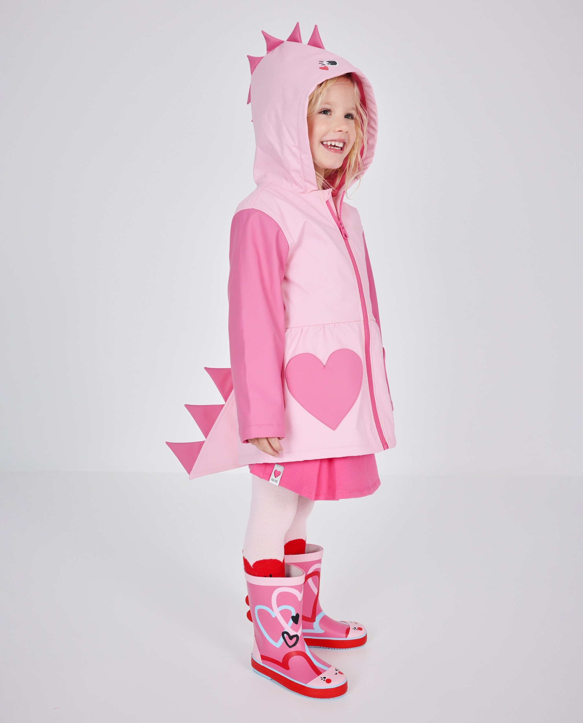 Imagem 0 de Impermeável Infantil com Design de Dinossauro e Capuz
