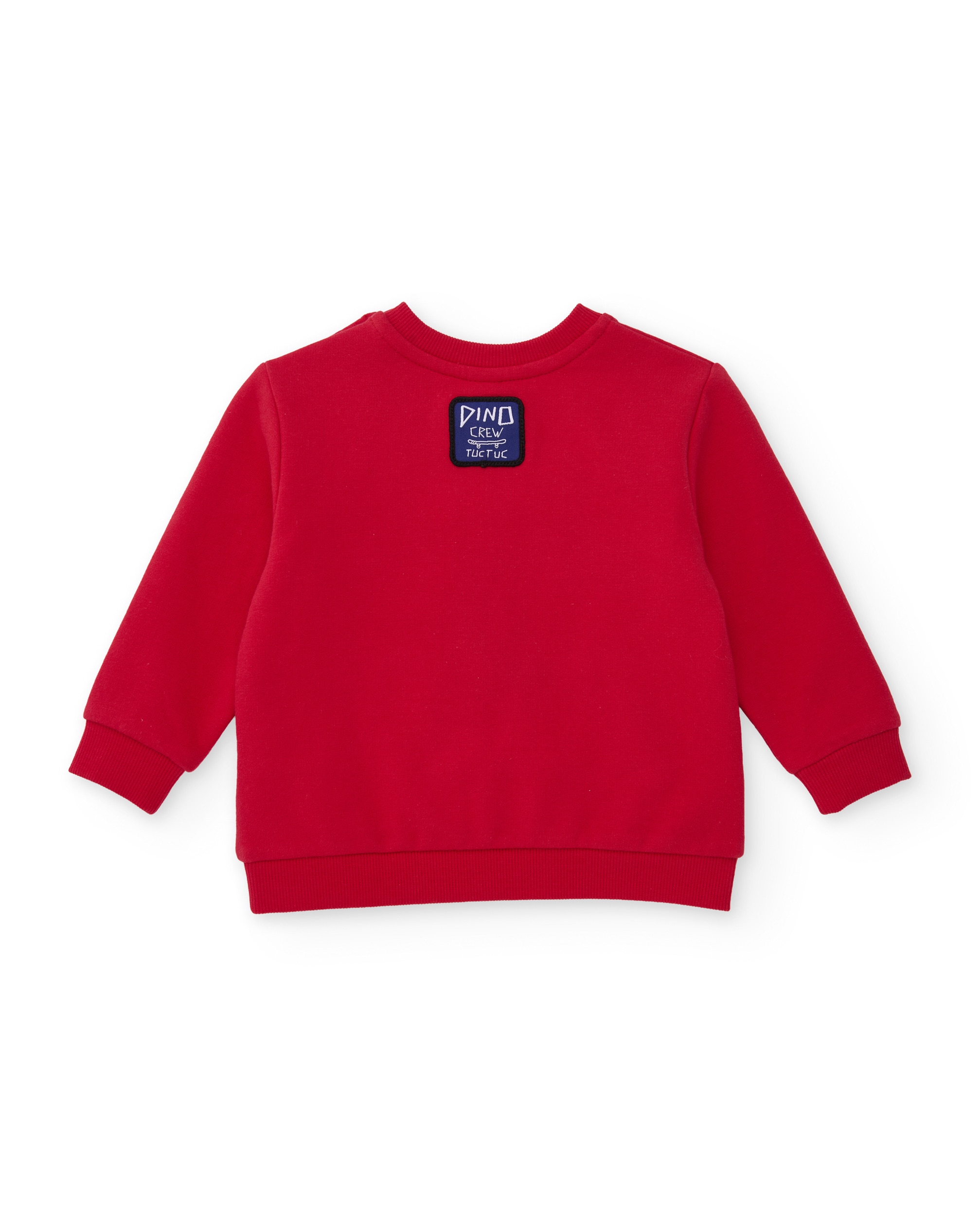 Sweatshirt Infantil de Felpa com Mensagem Frontal e Divertida Vermelho-2