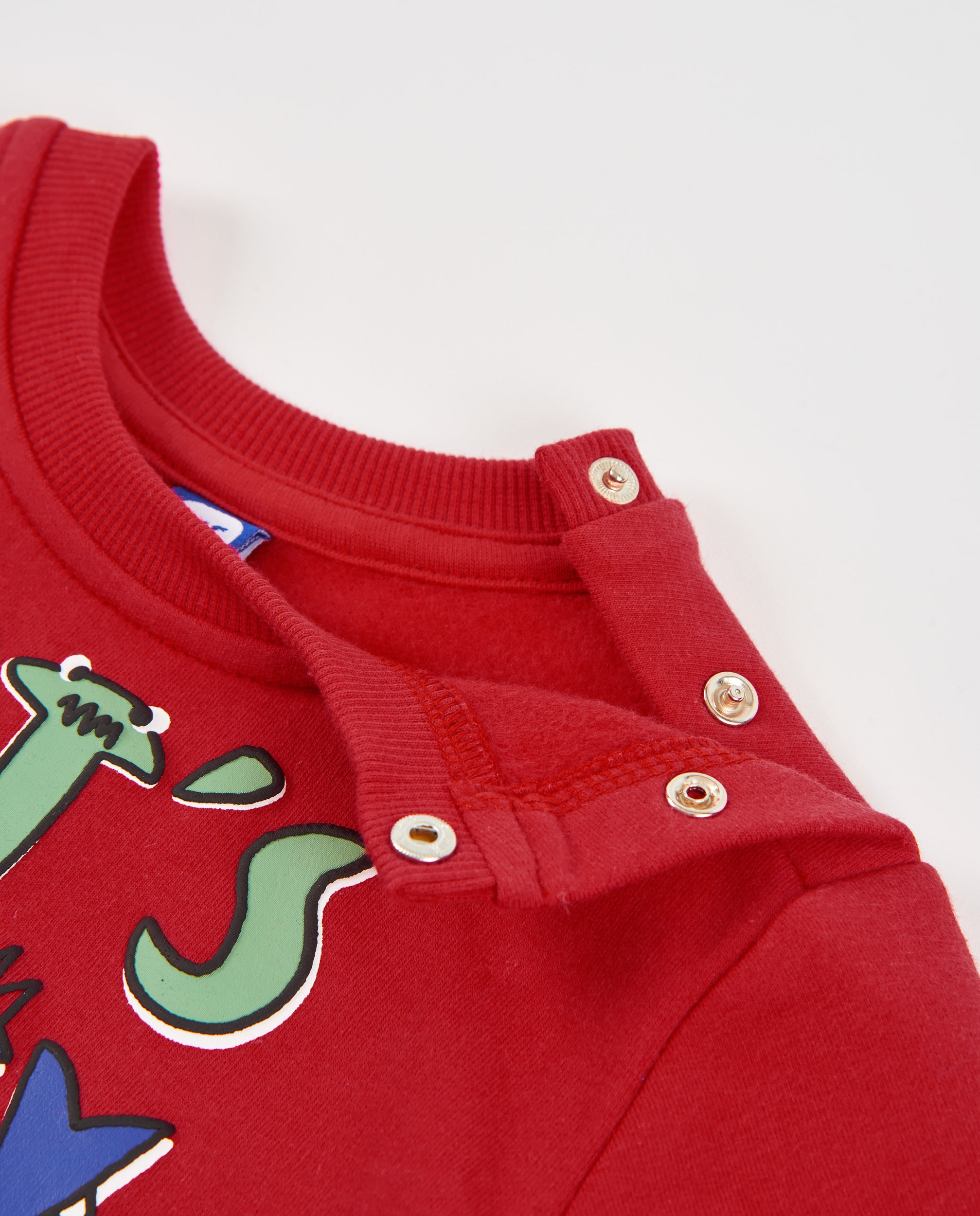 Sweatshirt Infantil de Felpa com Mensagem Frontal e Divertida Vermelho-3