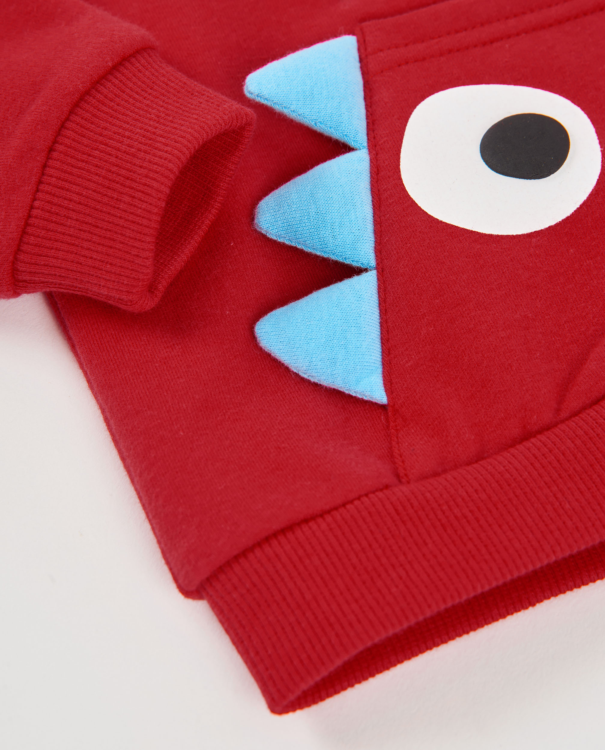 Sweatshirt Infantil de Felpa com Mensagem Frontal e Divertida Vermelho-4