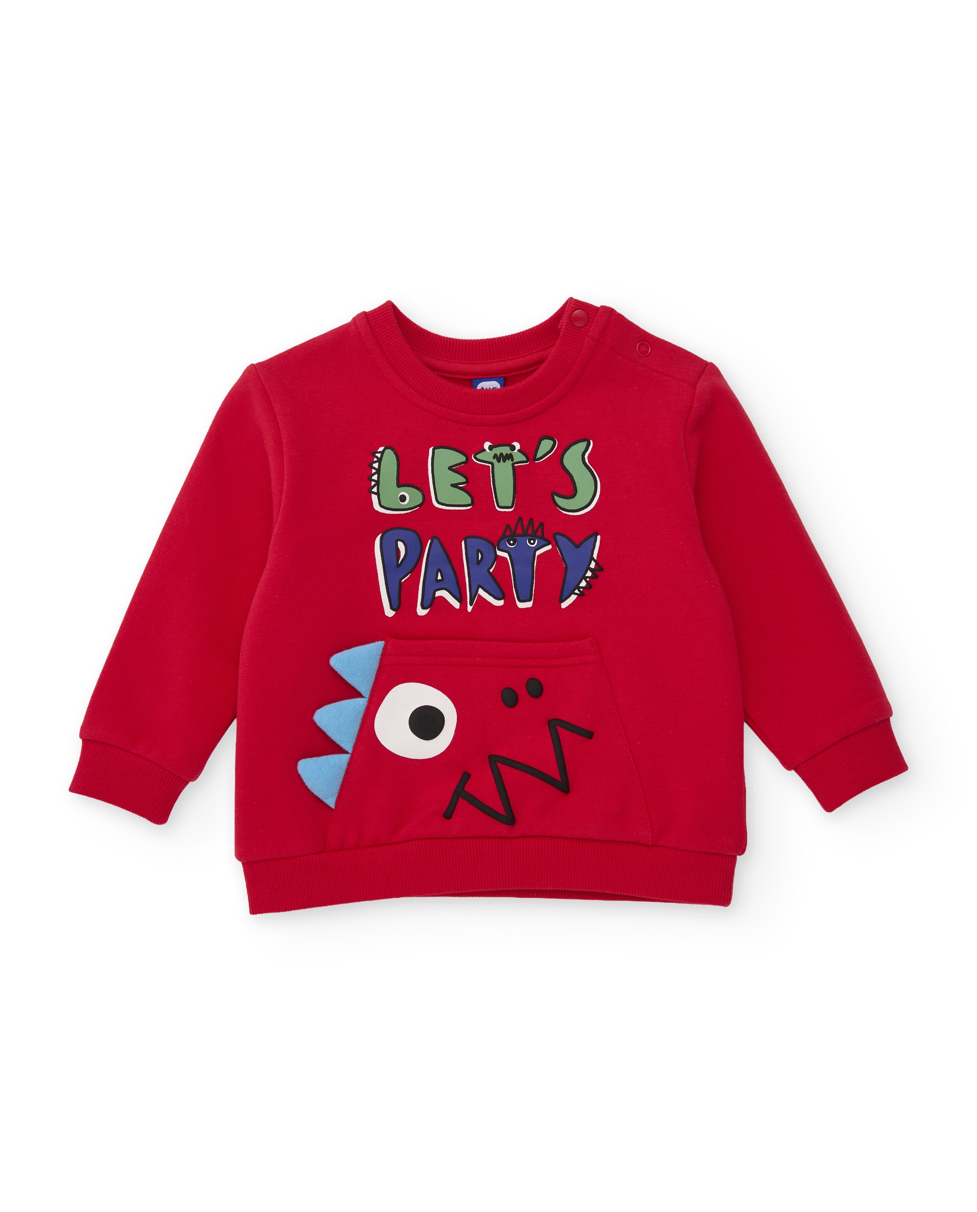 Imagem 0 de Sweatshirt Infantil de Felpa com Mensagem Frontal e Divertida
