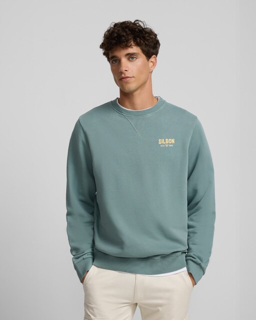 Imagem 0 de Sweatshirt Nature Icons Petróleo