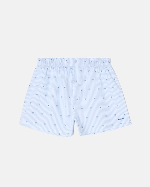 Imagem 0 de Boxers às Riscas Raquetes Celeste
