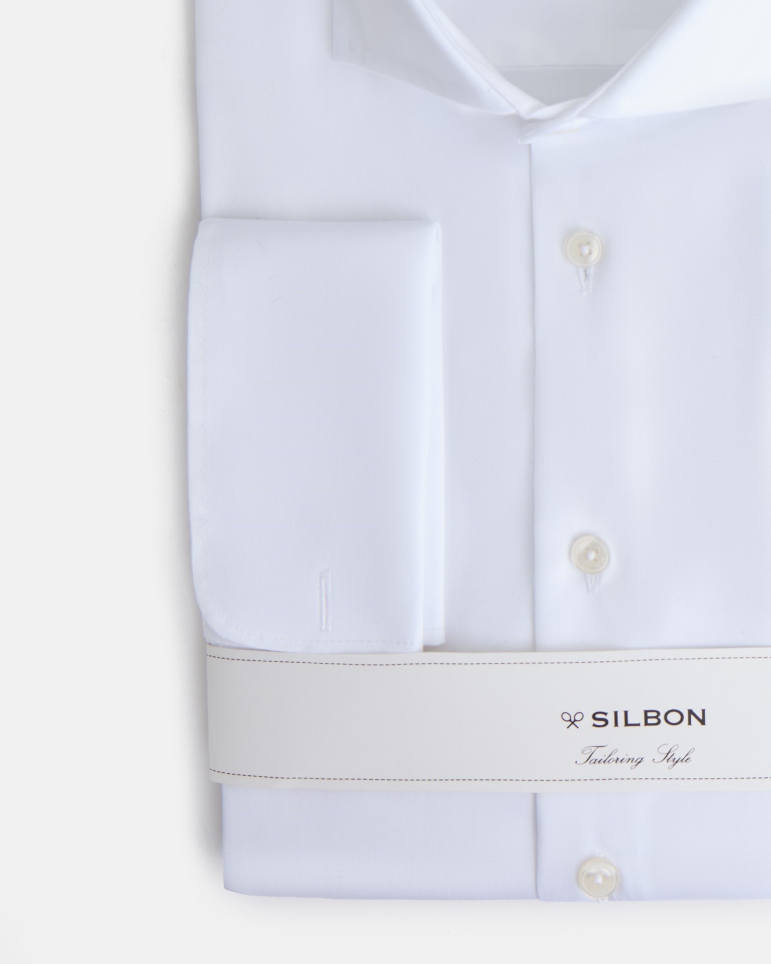 Camisa Formal Easy Iron com Punho Duplo Branco-3