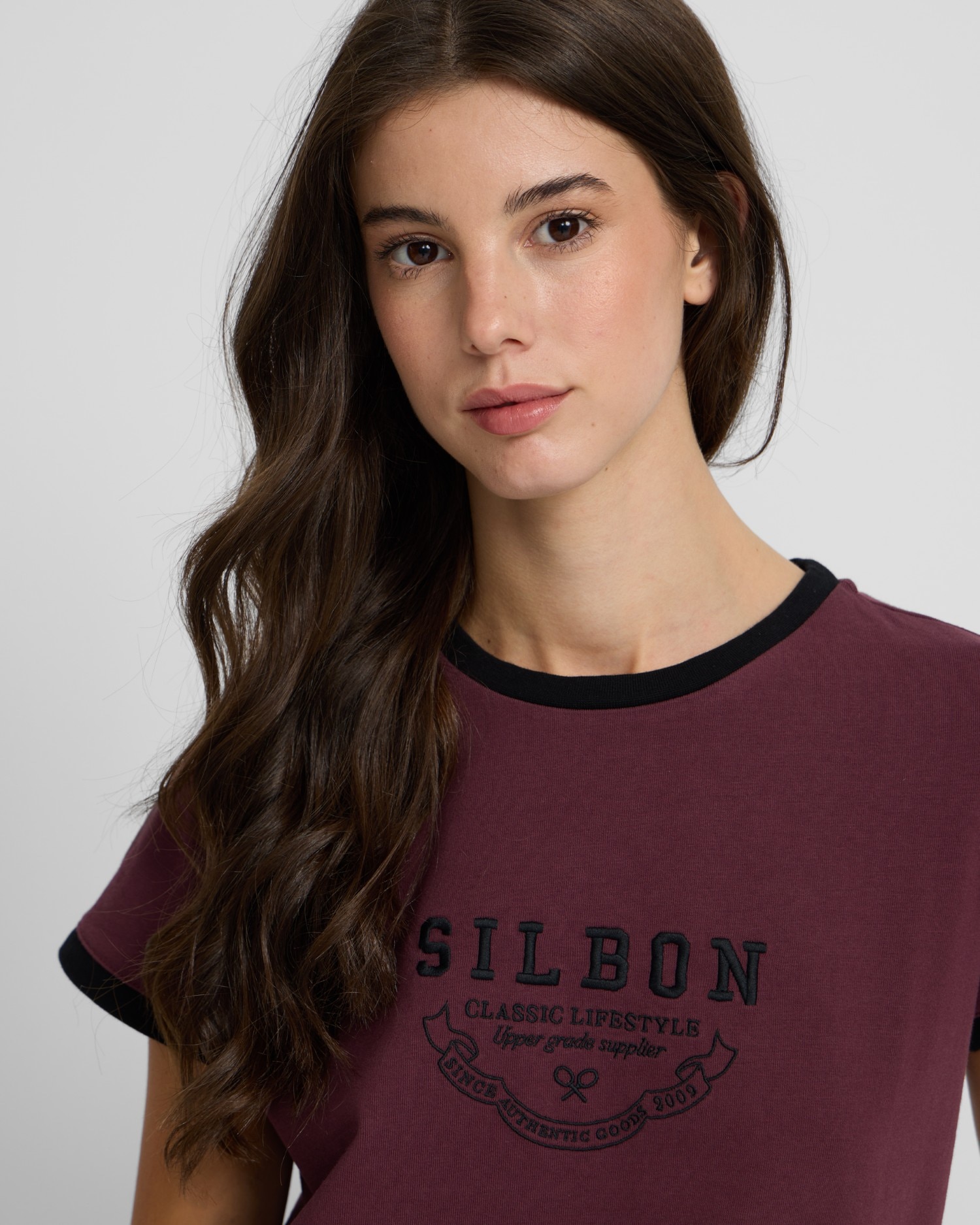 T-shirt Varsity Bordeaux Bordeaux-3