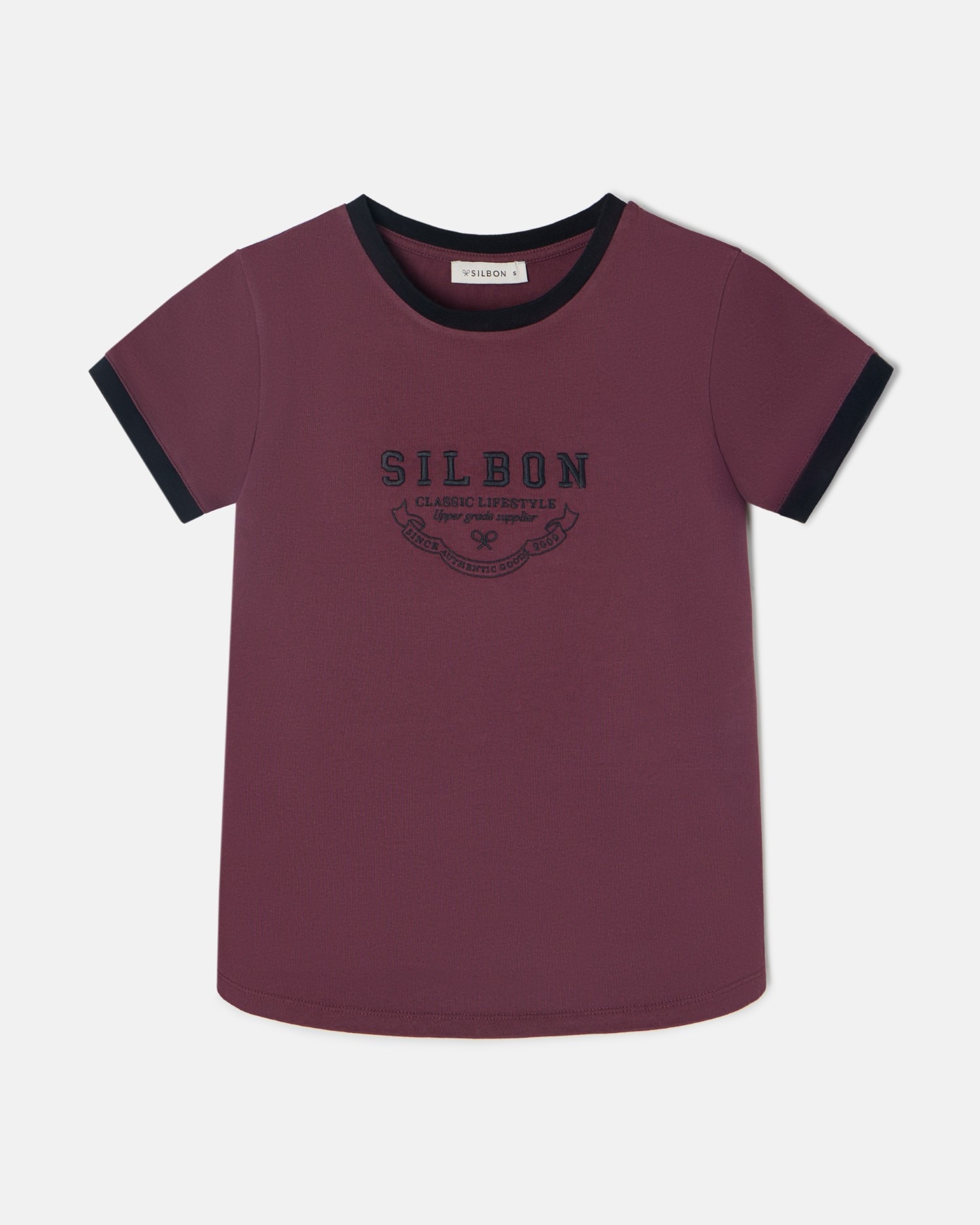 T-shirt Varsity Bordeaux Bordeaux-4