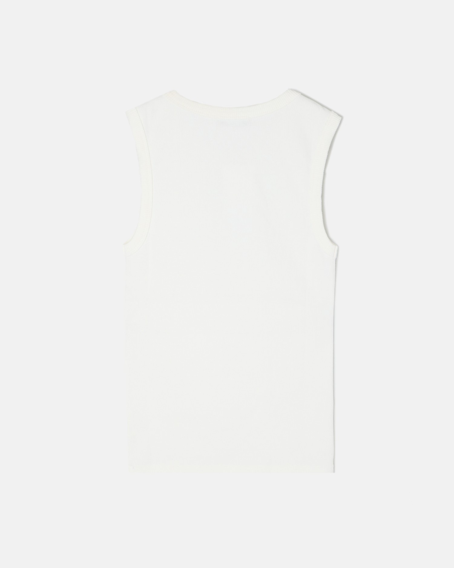 T-shirt Tank Top com Tachas Branco-5