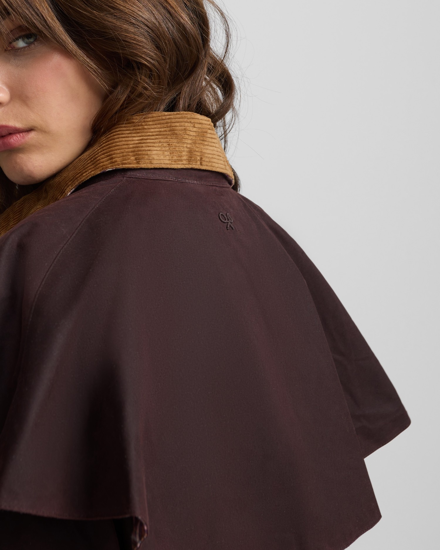 Parka Comprida Encerada Castanho-escuro-3