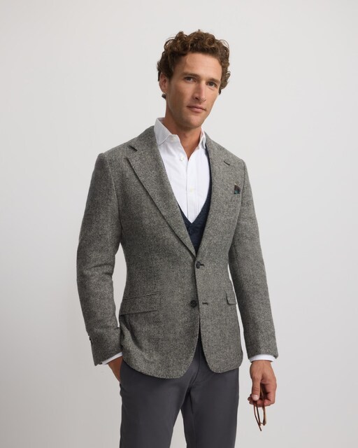 Imagem 0 de Blazer Espiga Cinzento