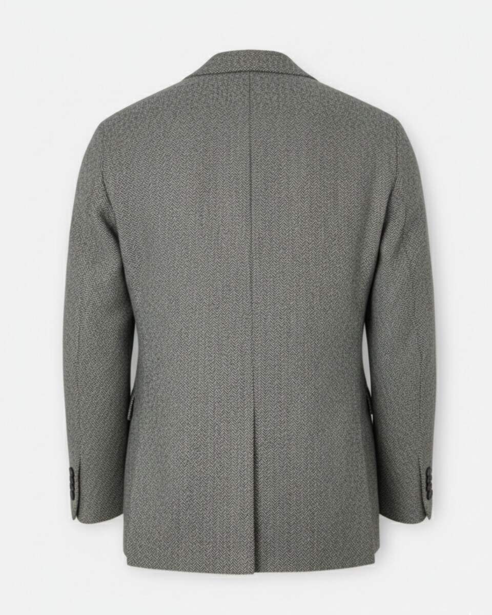 Blazer Espiga Cinzento Cinzento-5