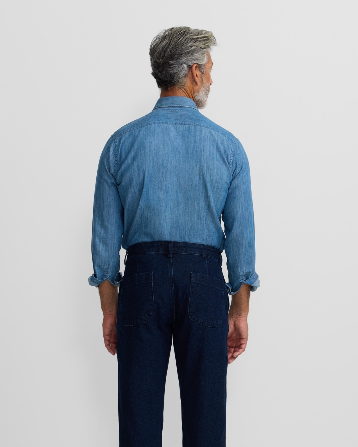 Camisa Jeans Sport Denim de Corte Regular Fit Azul denim-2