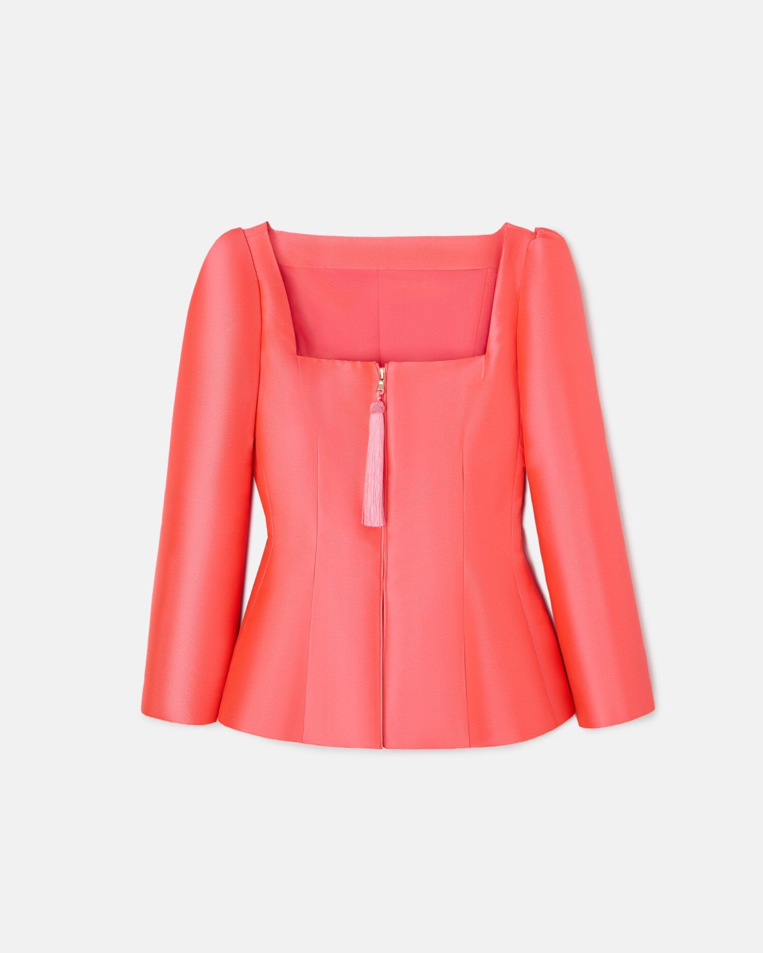 Blazer Caprile X Silbon Estruturado Coral Coral-4