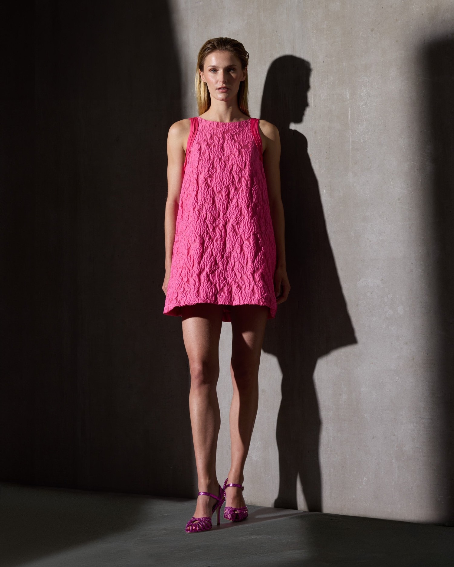 Imagem 0 de Vestido Caprile X Silbon com Laço Rosa