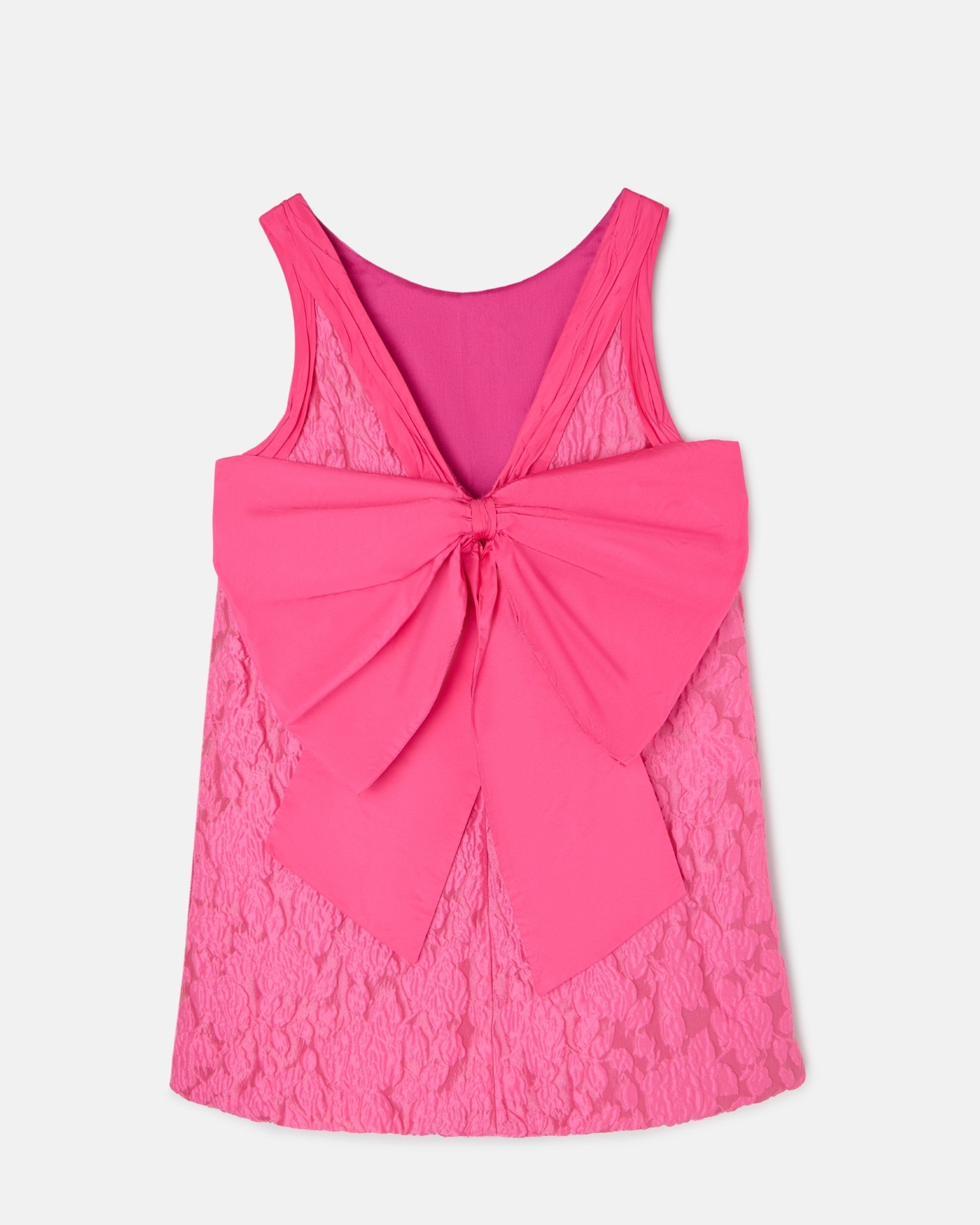 Vestido Caprile X Silbon com Laço Rosa Rosa-5