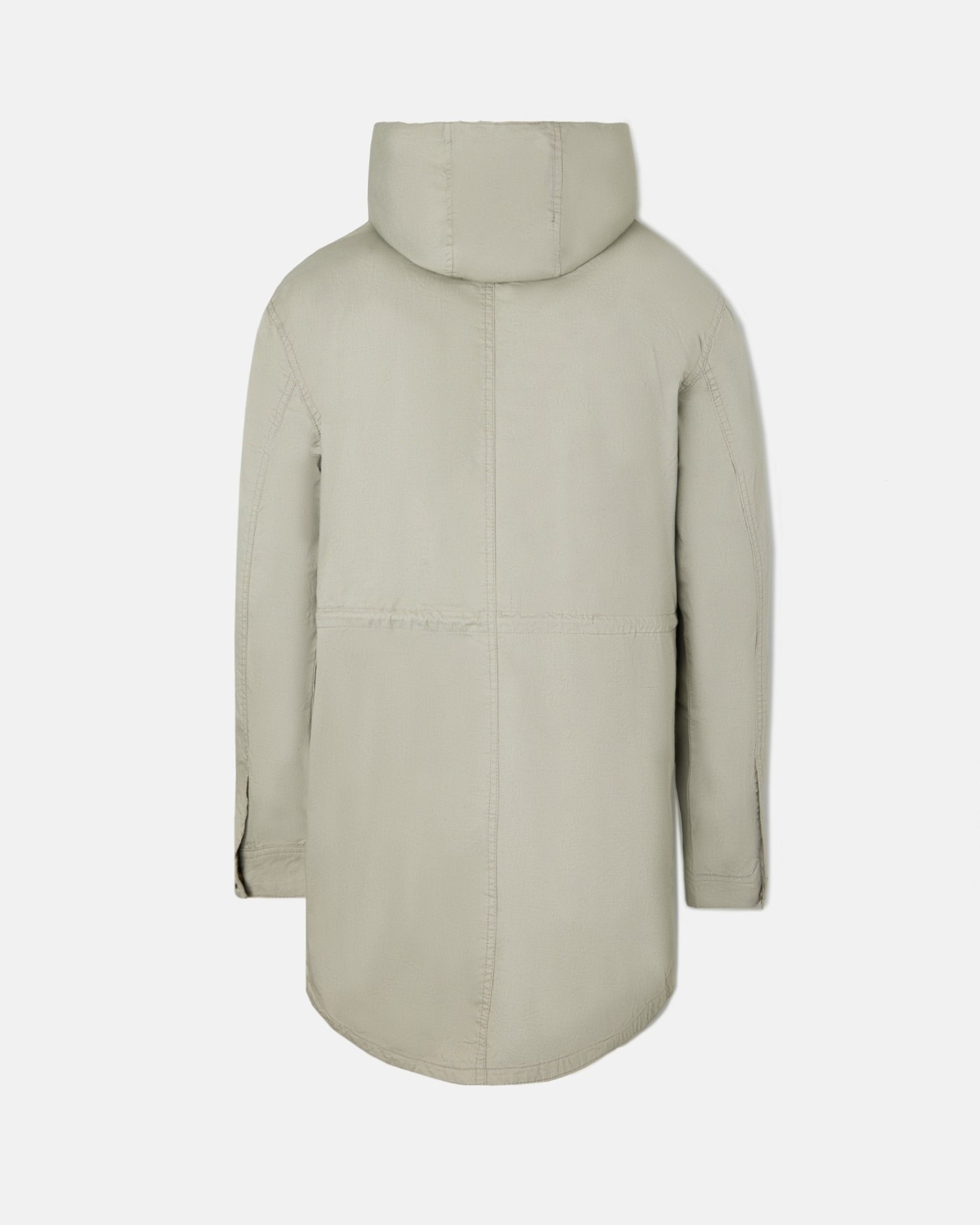 Parka Garment Dye Verde Bege-2