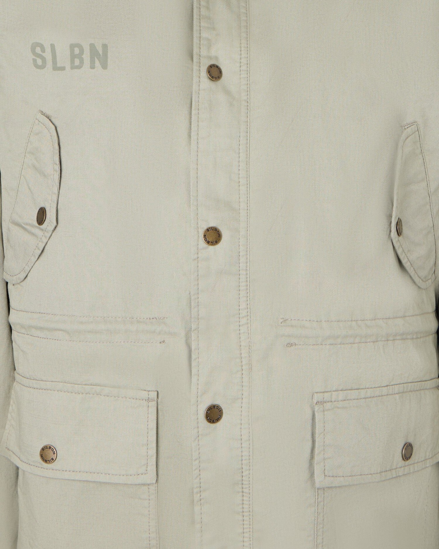 Parka Garment Dye Verde Bege-3