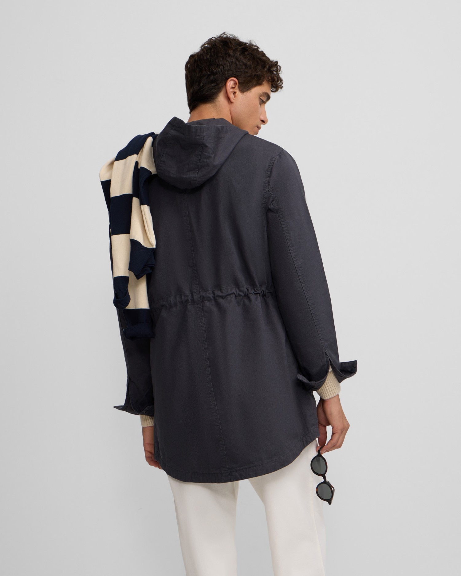 Parka Casual Azul-marinho Azul-marinho-2