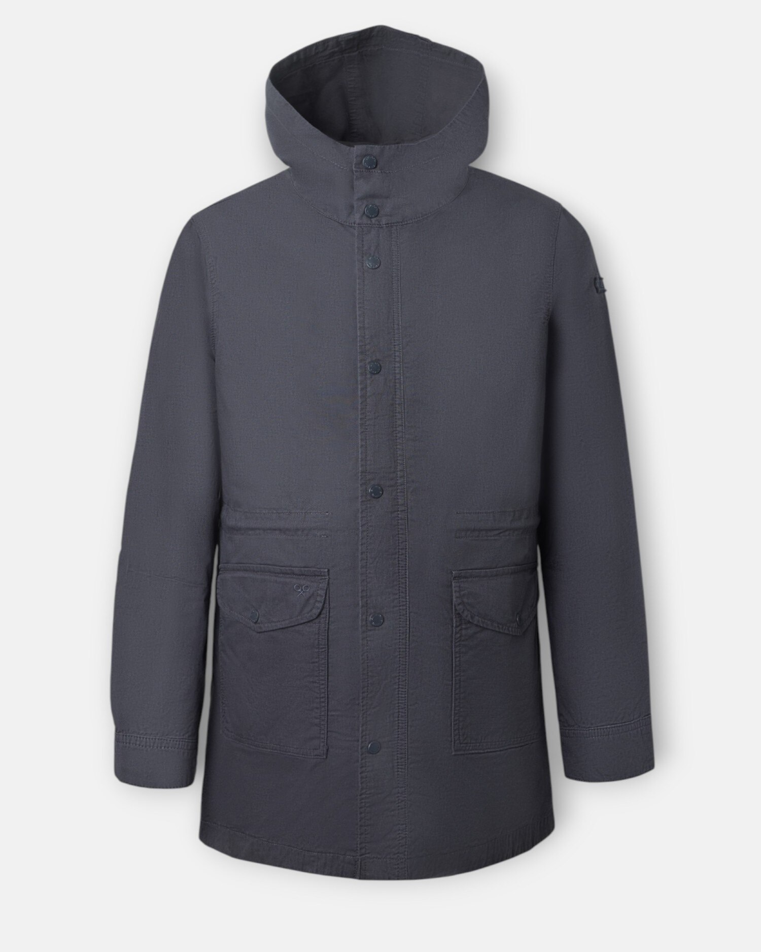 Parka Casual Azul-marinho Azul-marinho-4
