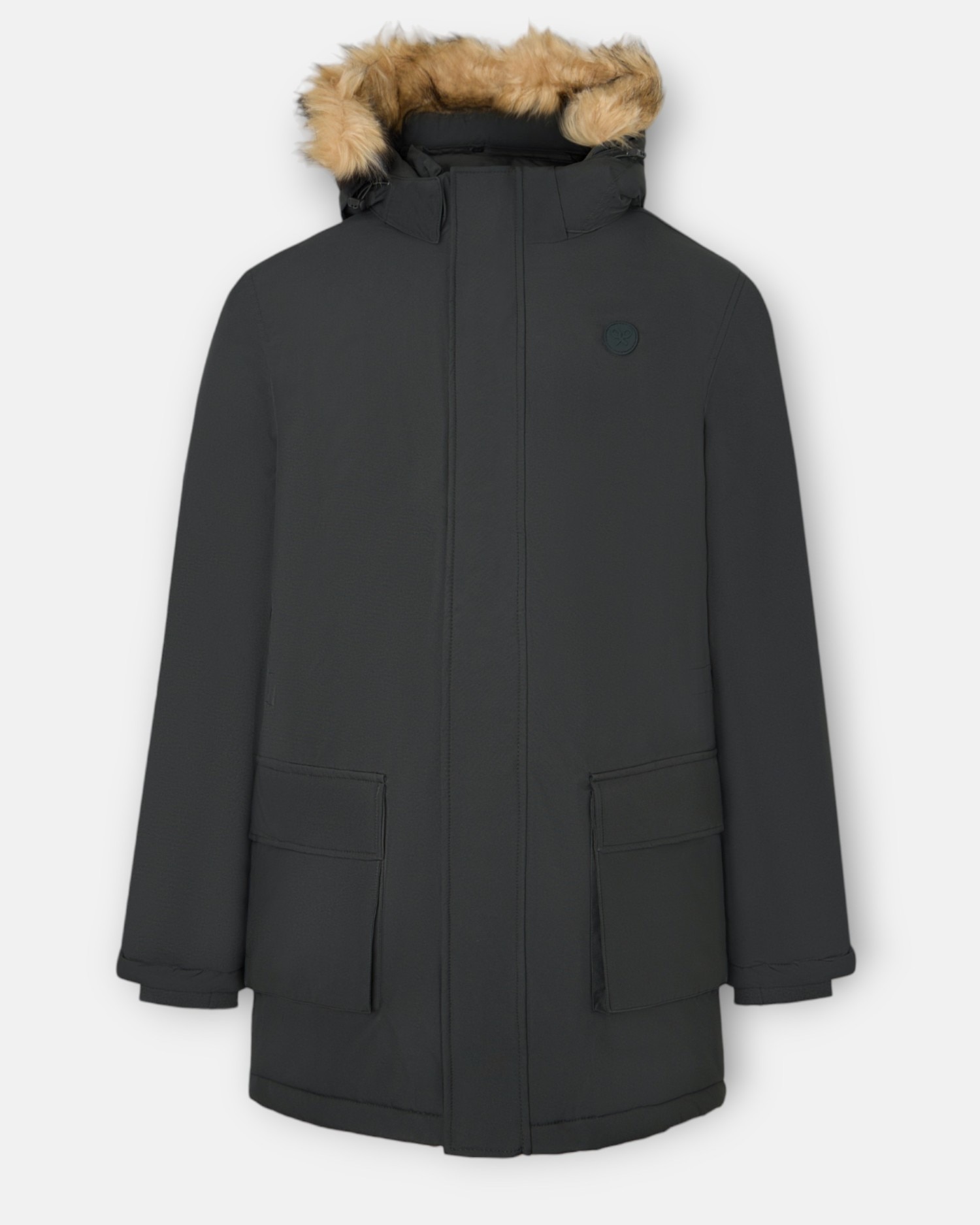 Imagem 0 de Plumífero Comprido Técnico com Capuz