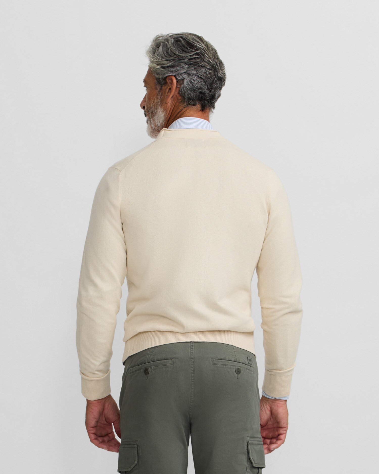 Cárdigan Classic Bege-2