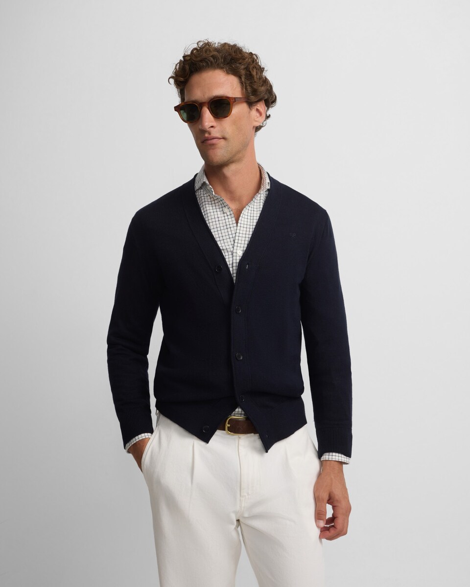 Cárdigan Classic Azul-marinho-1