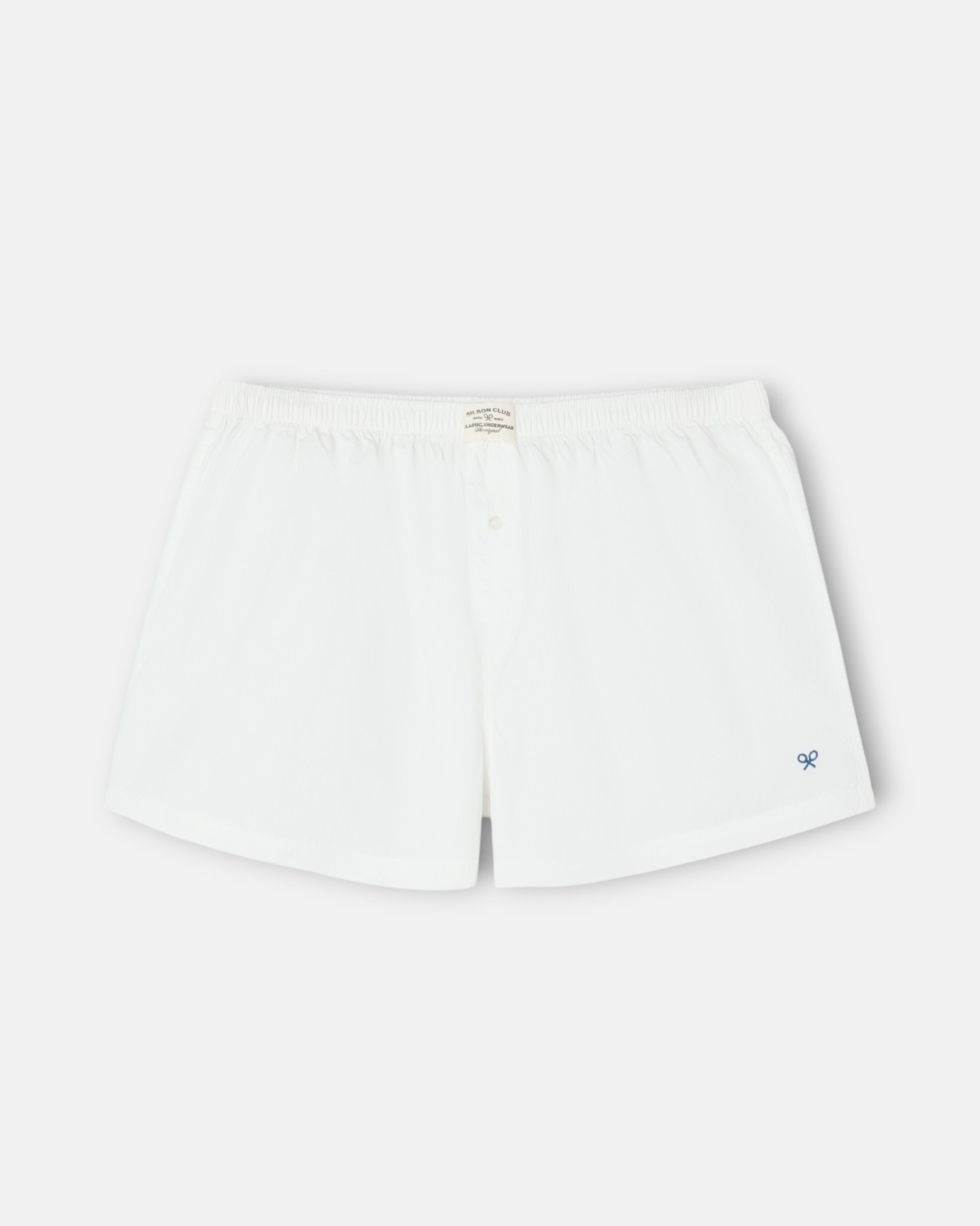 Imagem 0 de Boxer de Malha Lisa Minilogo em Branco