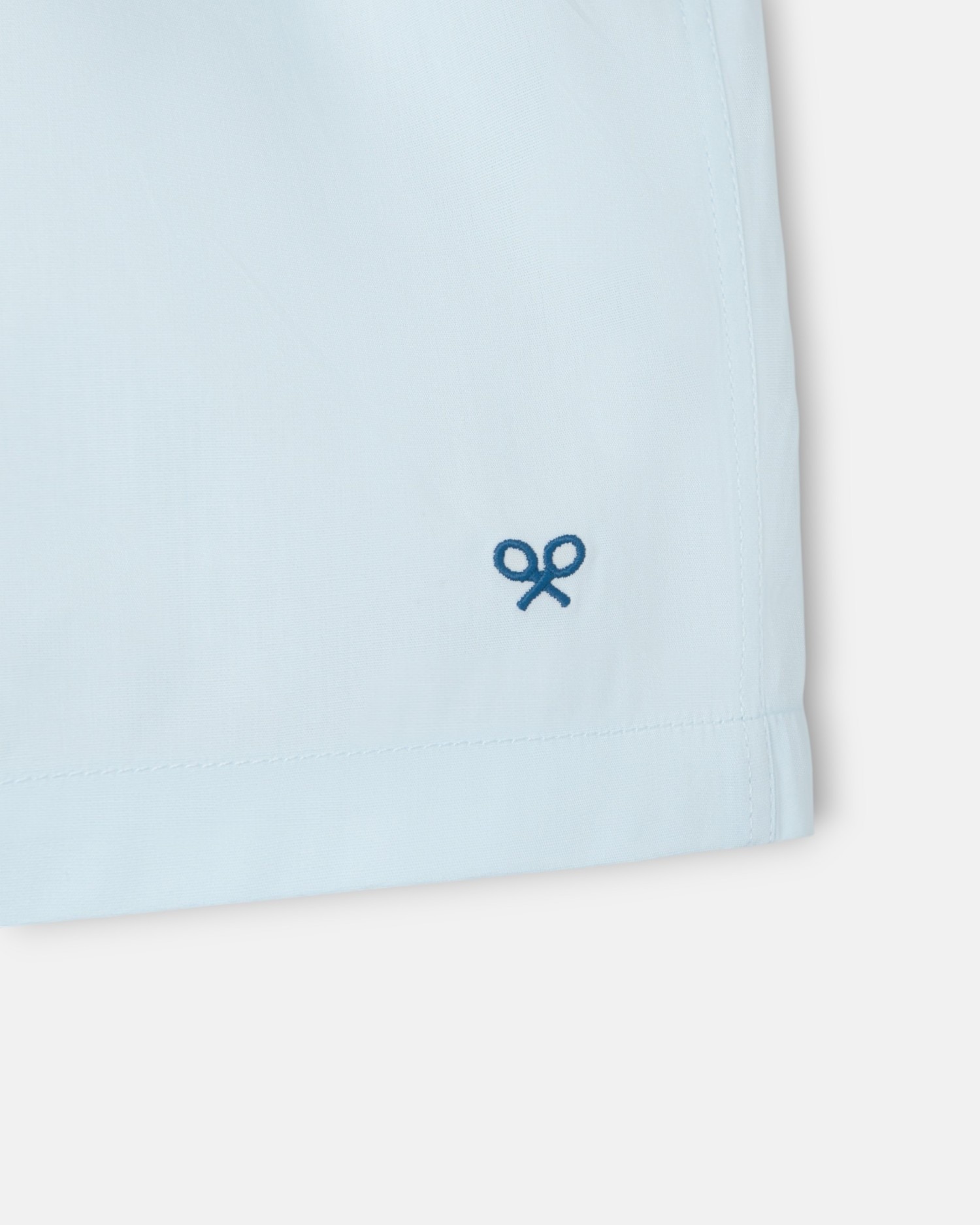 Boxers Lisos Minilogo Celeste Azul-celeste-3