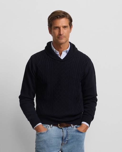 Imagem 0 de Camisola com Gola Smoking