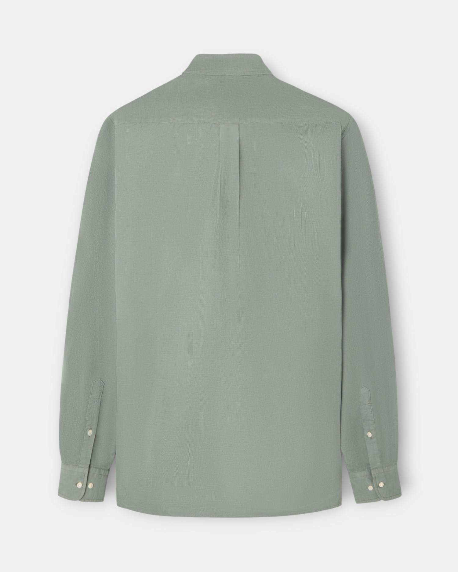 Camisa Polo Sport de Bombazina em Verde-claro Verde-claro-5