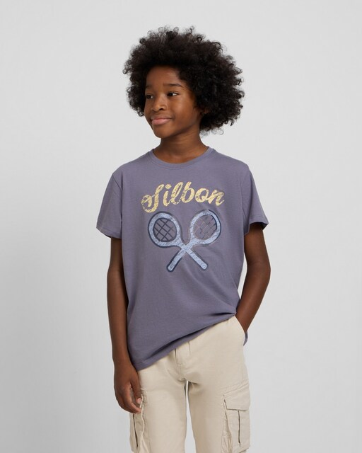 Imagem 0 de T-shirt Infantil Logo Raquete