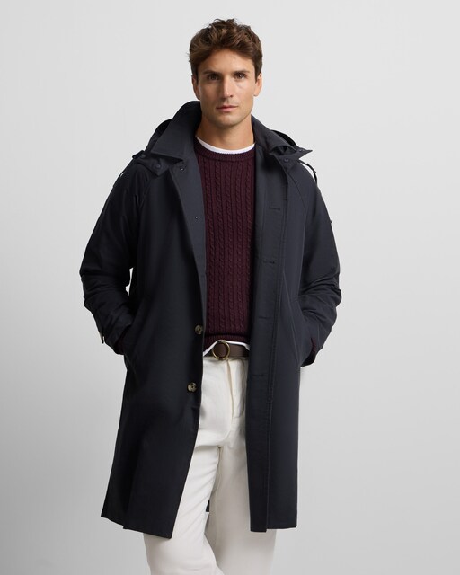 Imagem 0 de Gabardina Azul-marinho