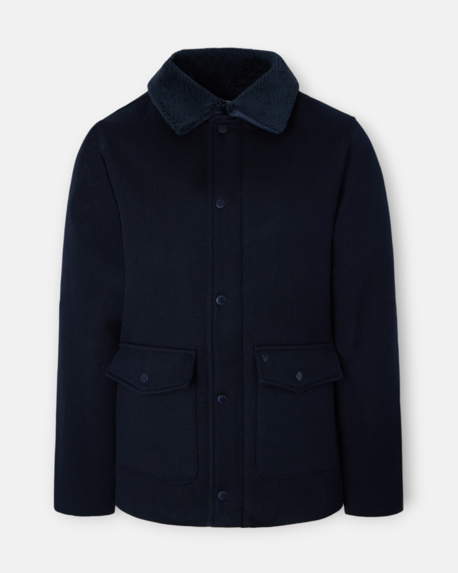 Blusão Clássico Regular Fit Azul-marinho-4