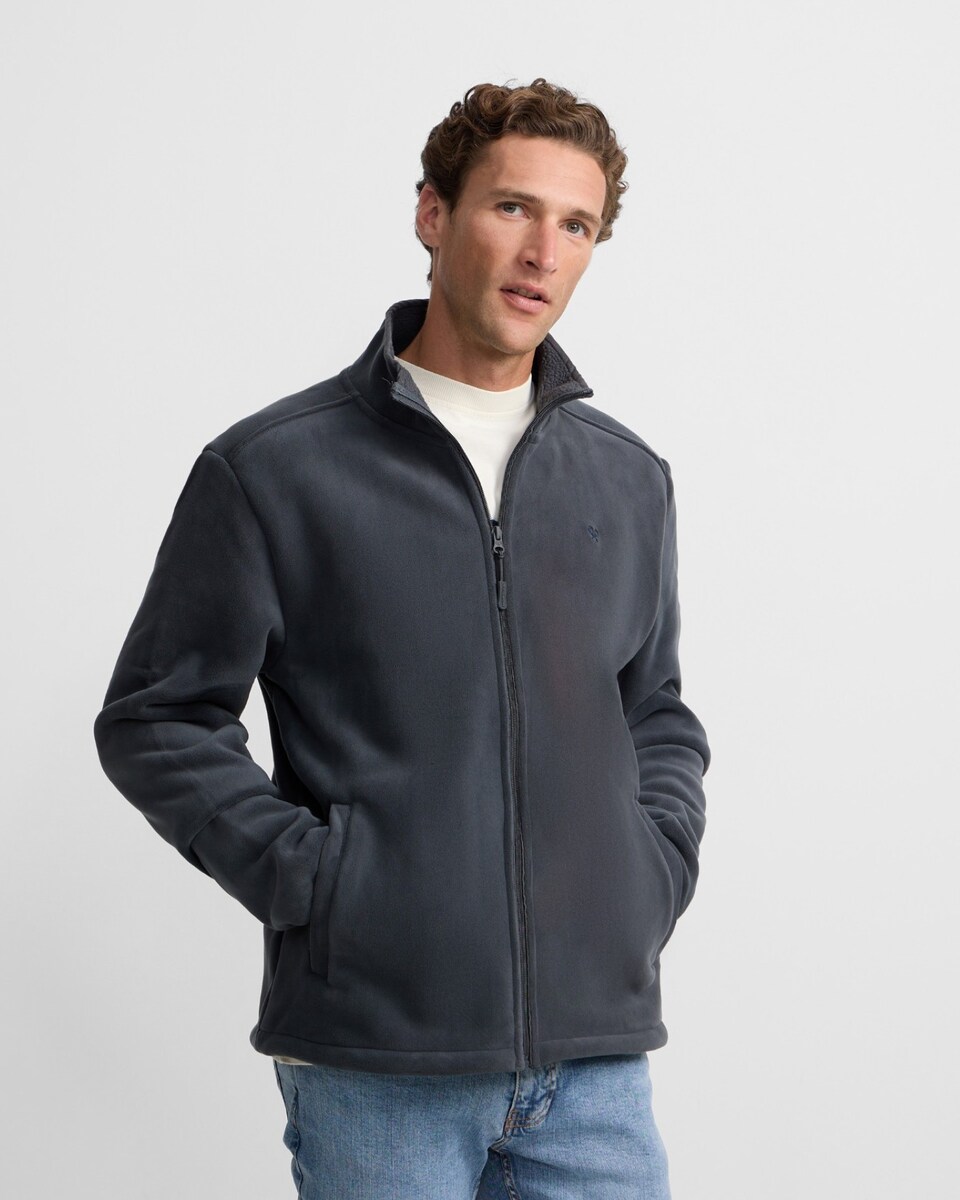 Forro Polar Clássico Cinzento-escuro-1